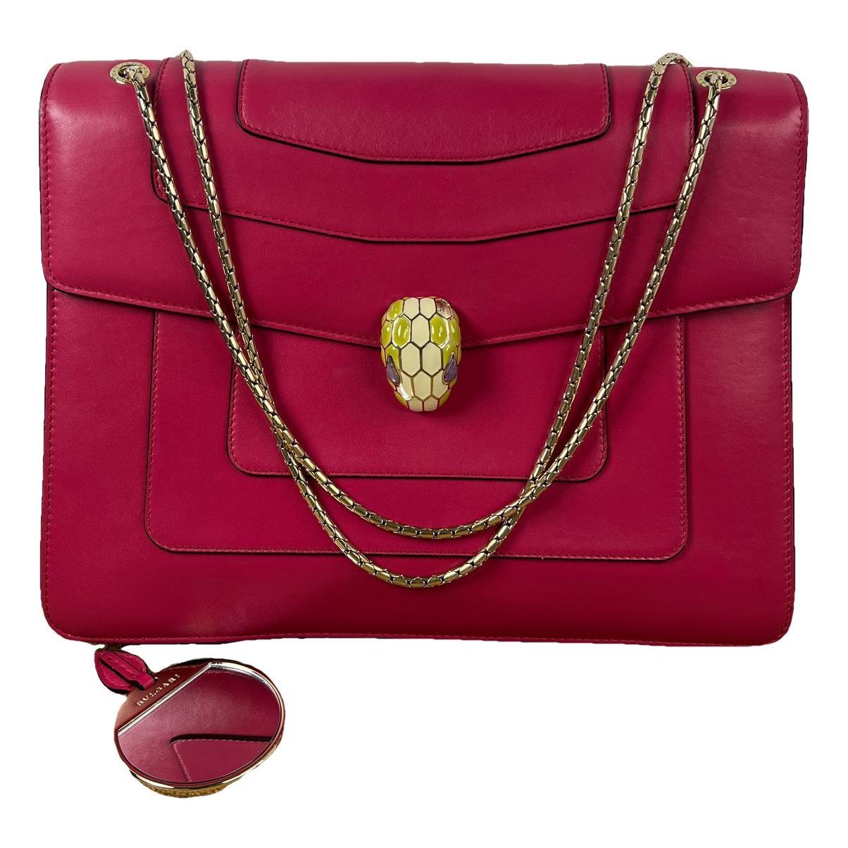 Bvlgari Serpenti leather handbag