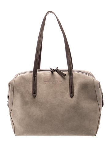 Suede Briefcase w/ Tags