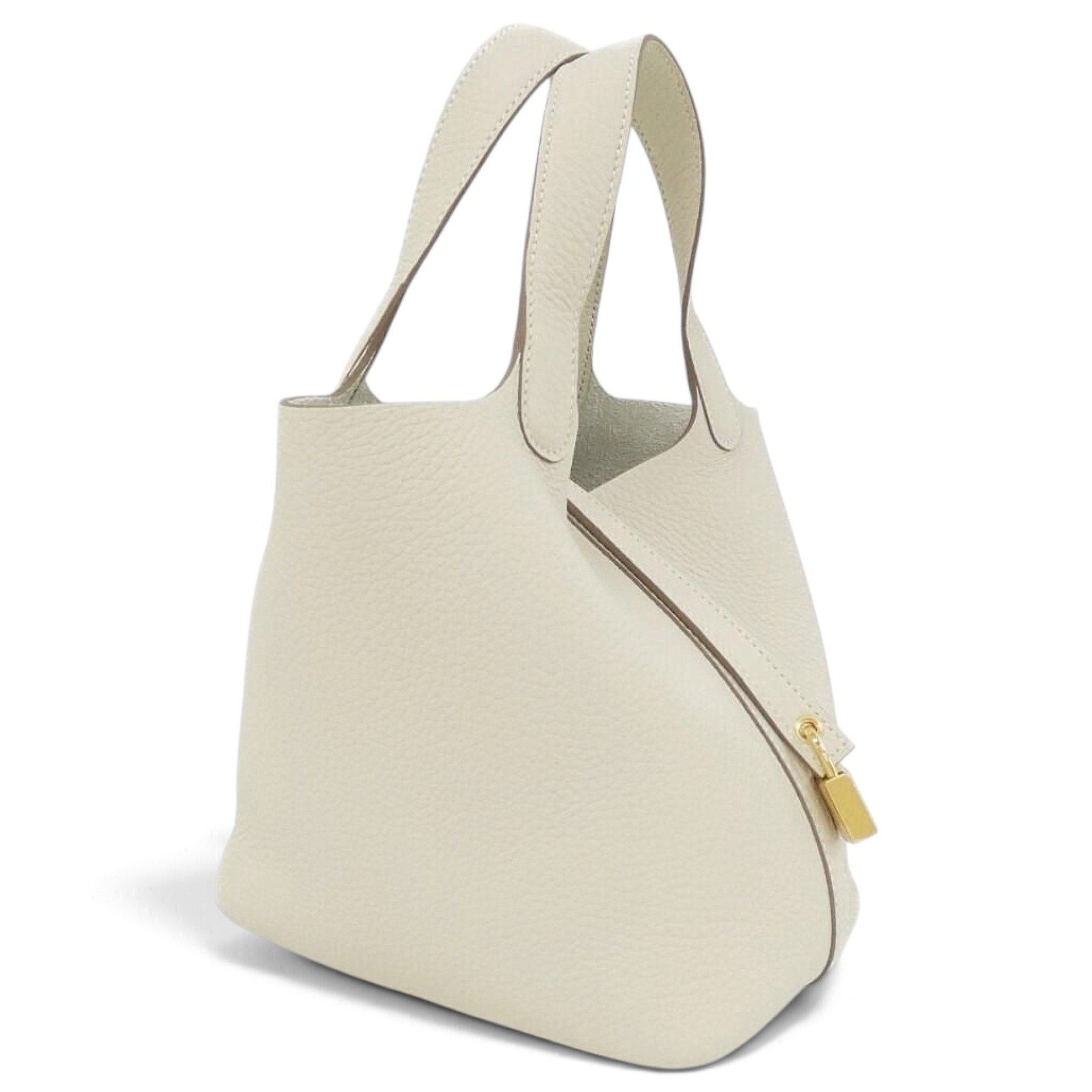 Picotin leather handbag
