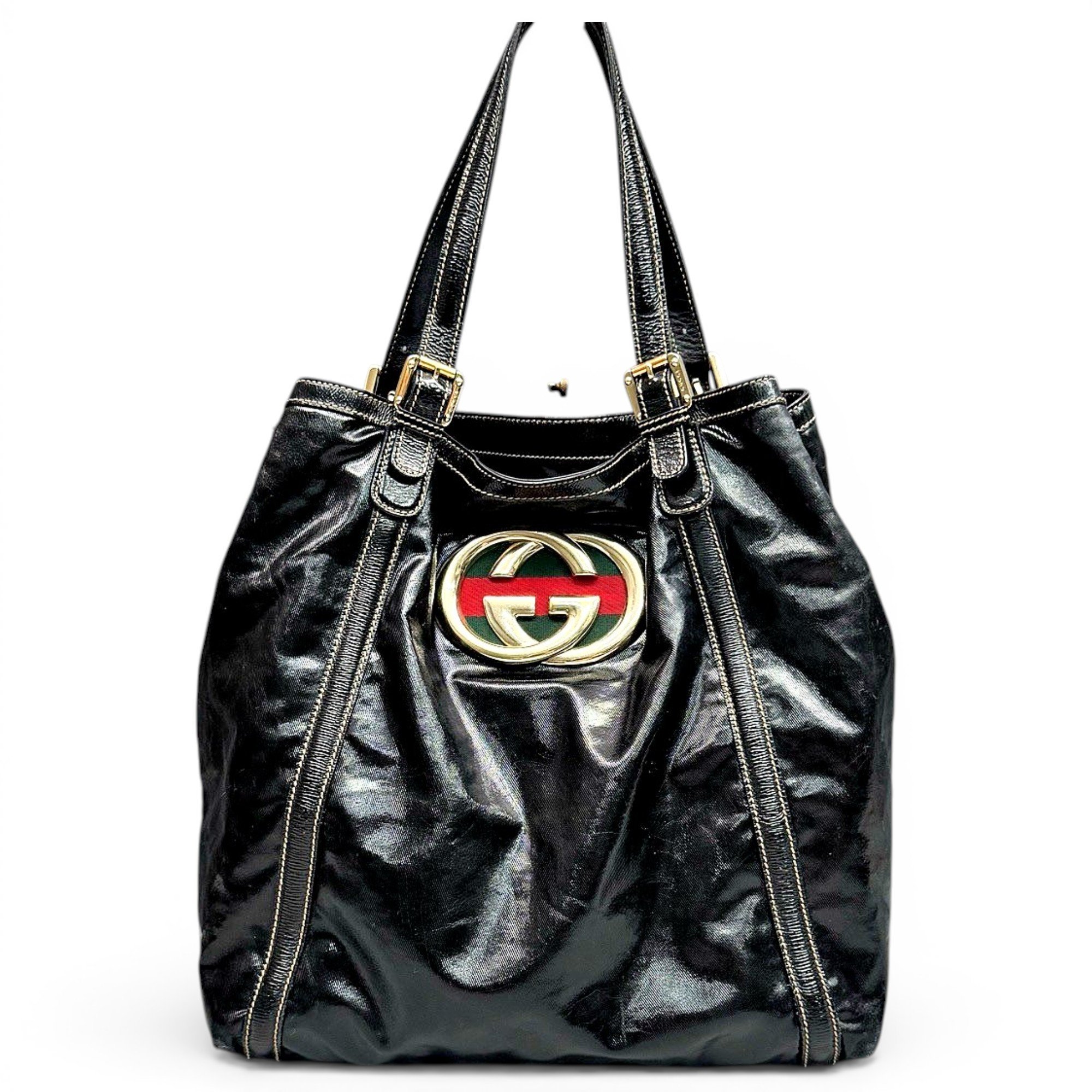 Leather tote