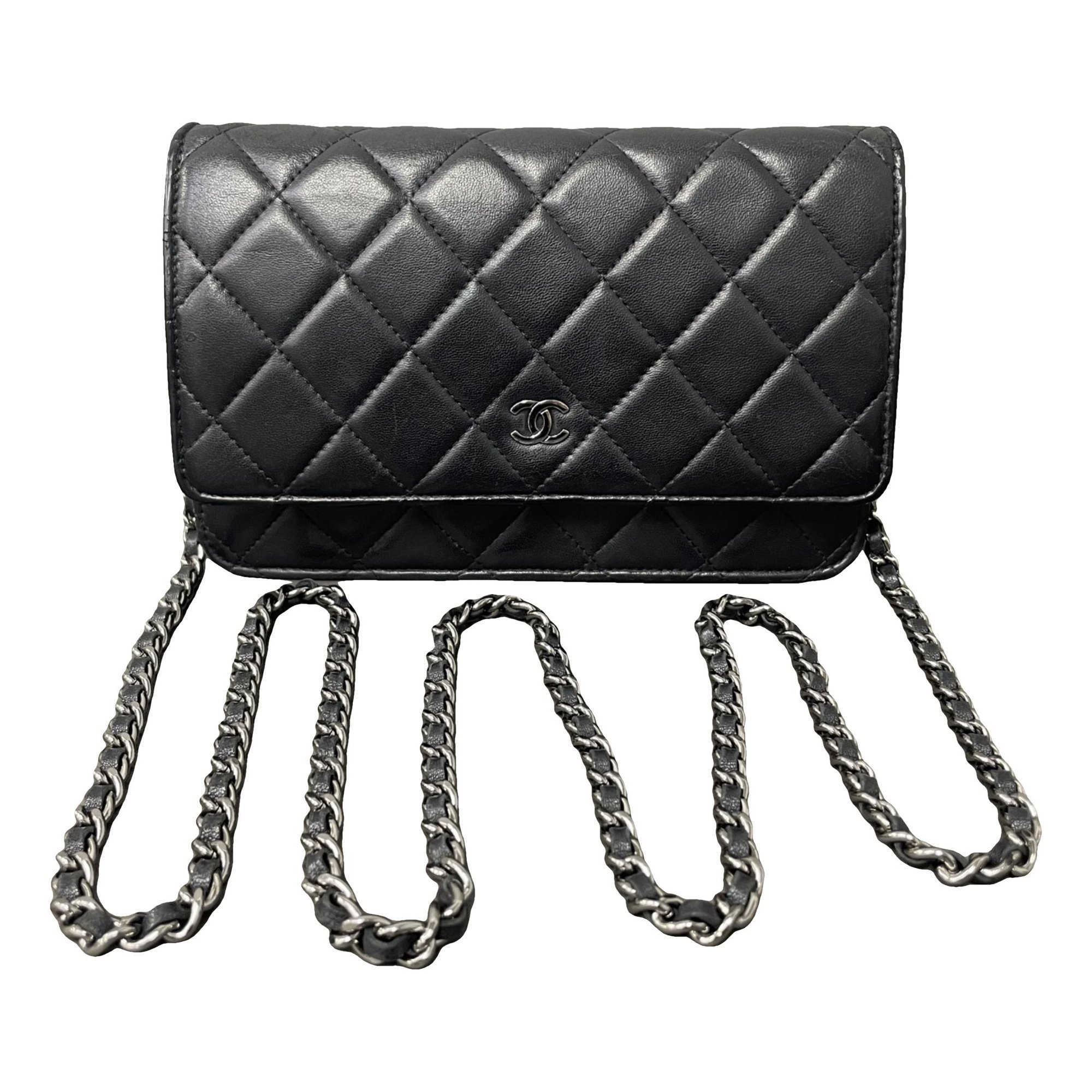 Wallet On Chain Timeless/Classique leather handbag