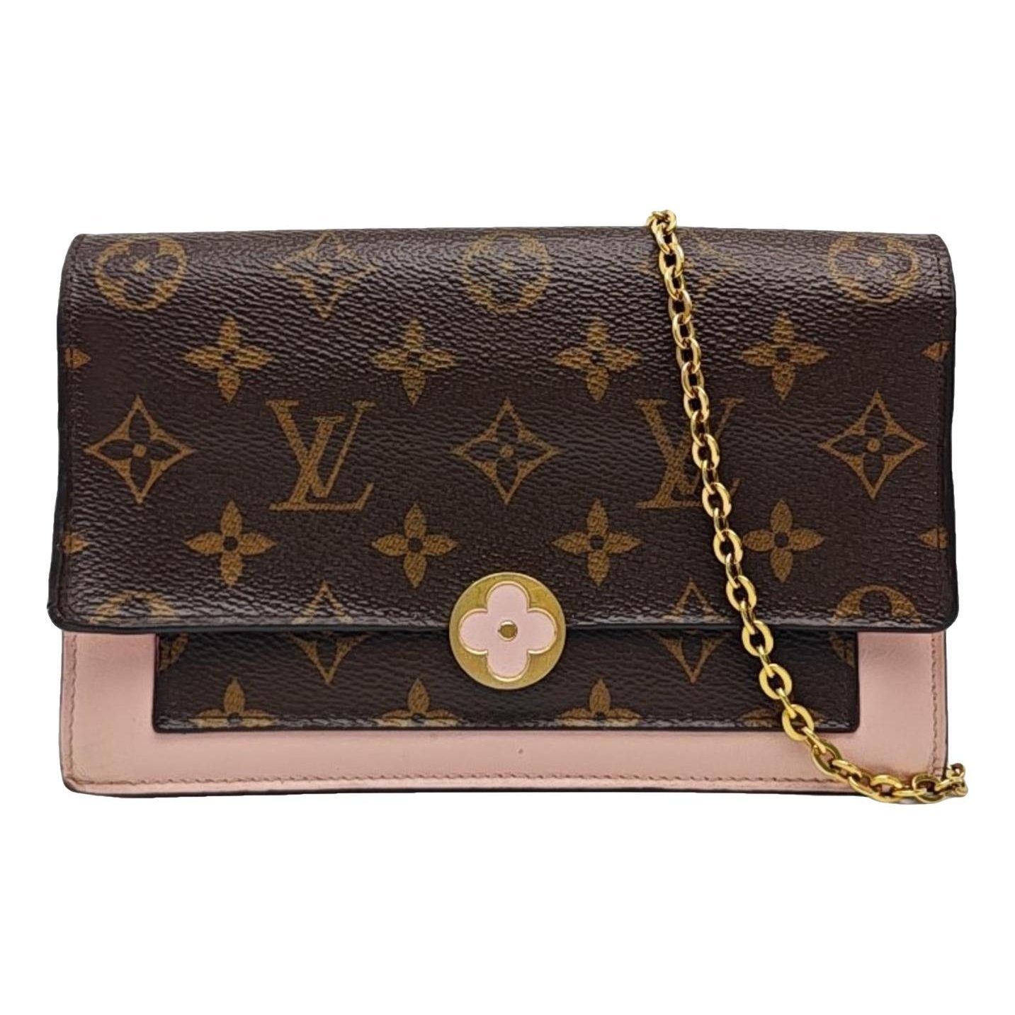 Chaîne Flore leather handbag