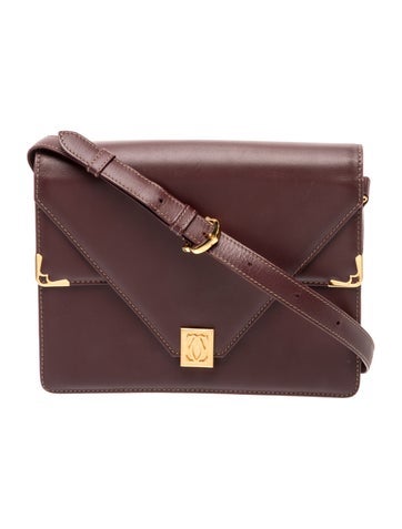 Cartier Leather Messenger Bag
