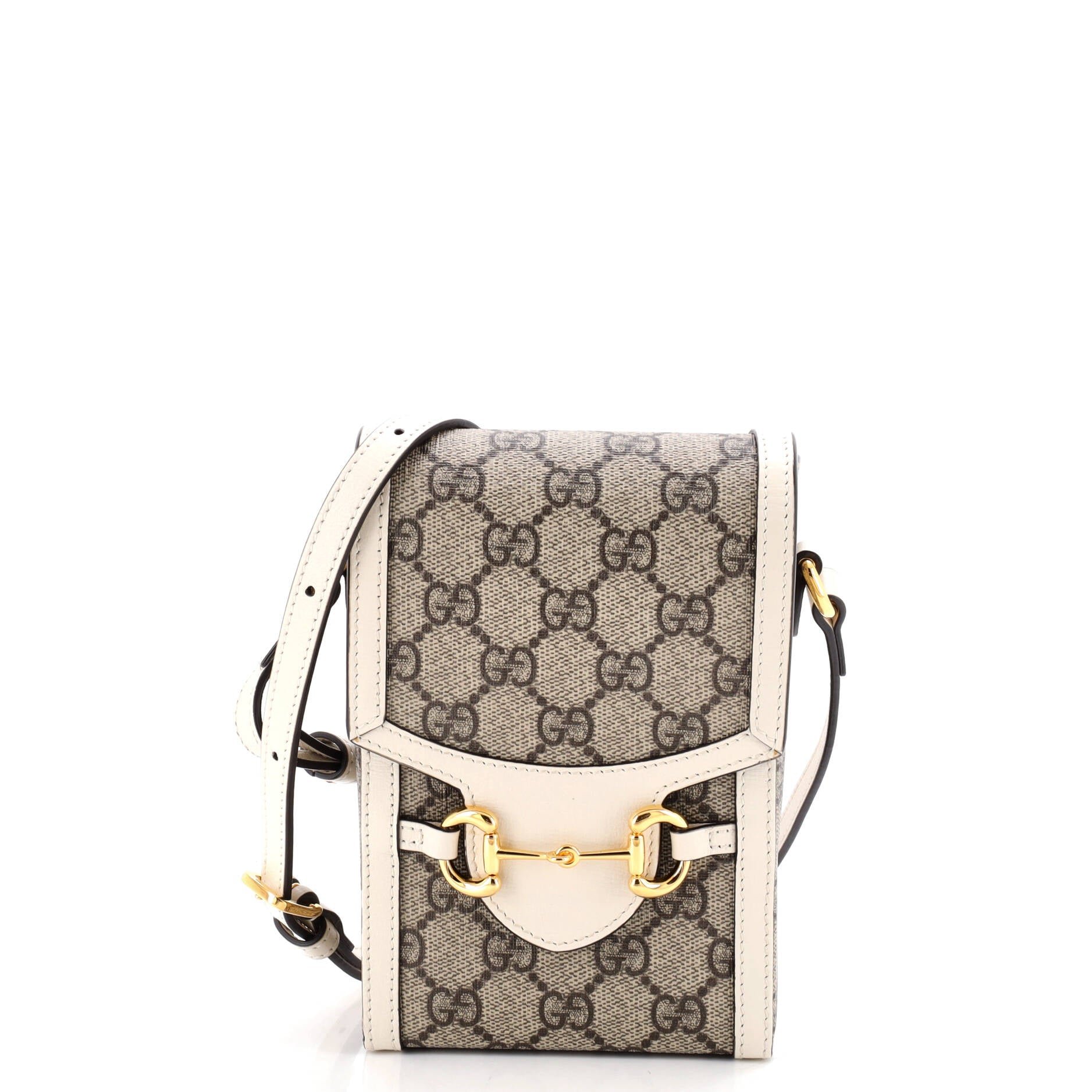 Horsebit 1955 Crossbody Bag GG Coated Canvas with Leather Mini