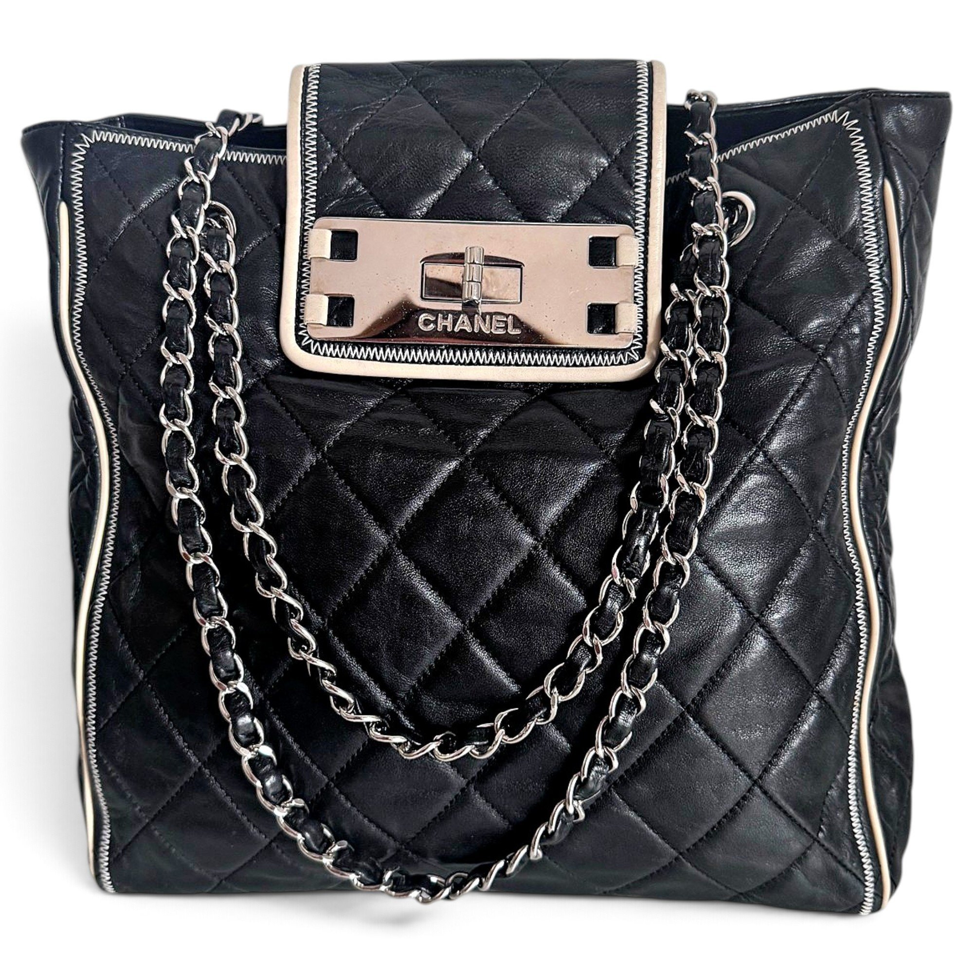 Leather tote