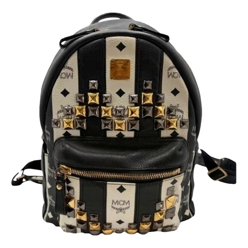 Leather backpack