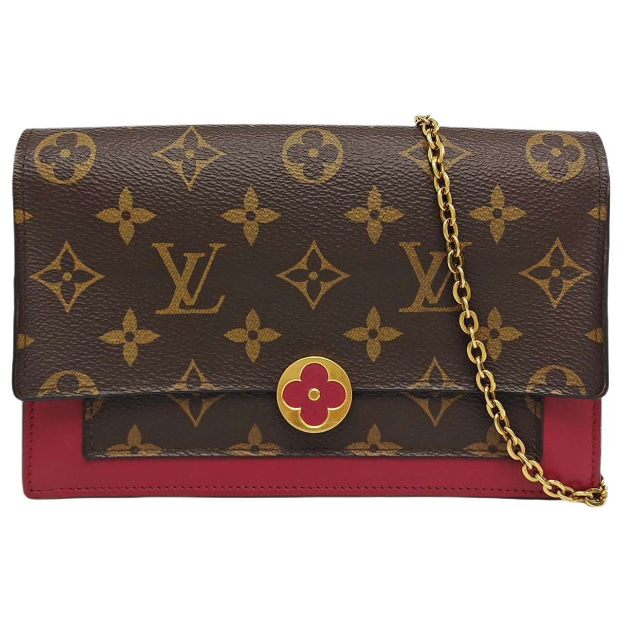 Chaîne Flore leather handbag