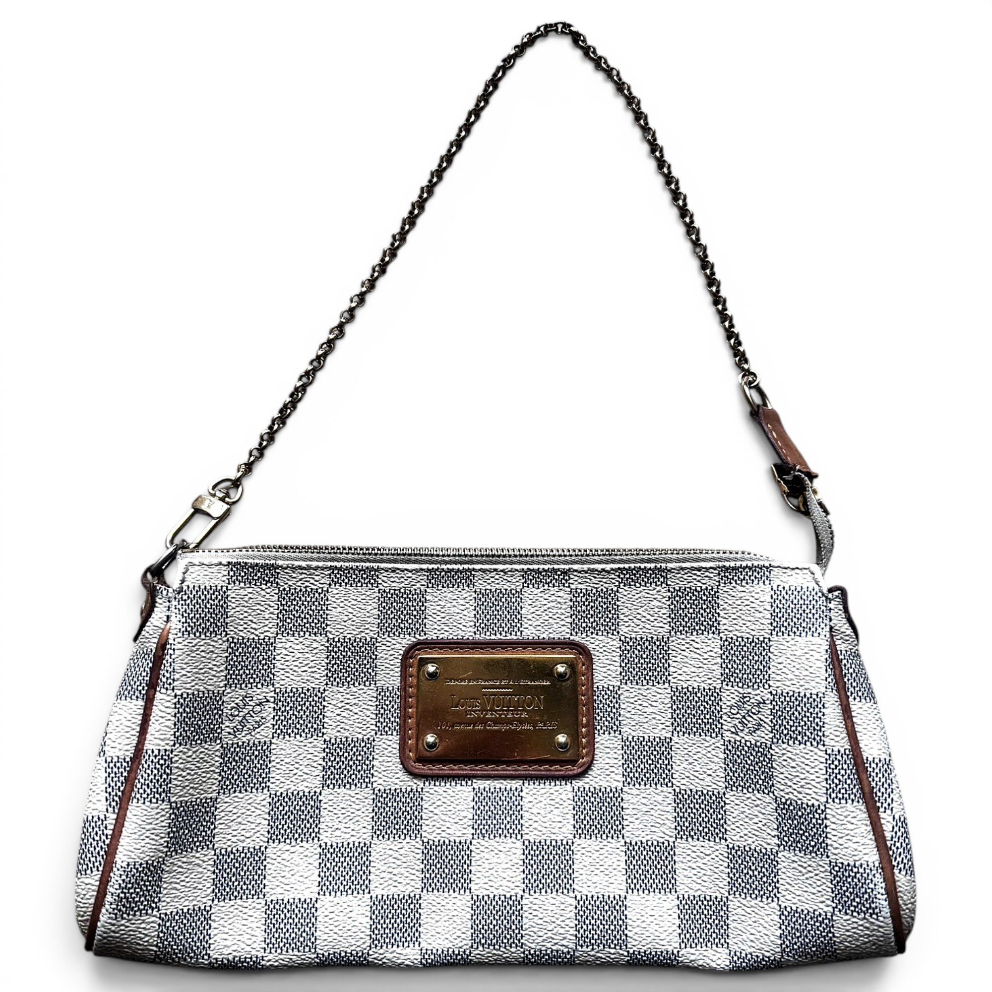 Patent leather clutch bag