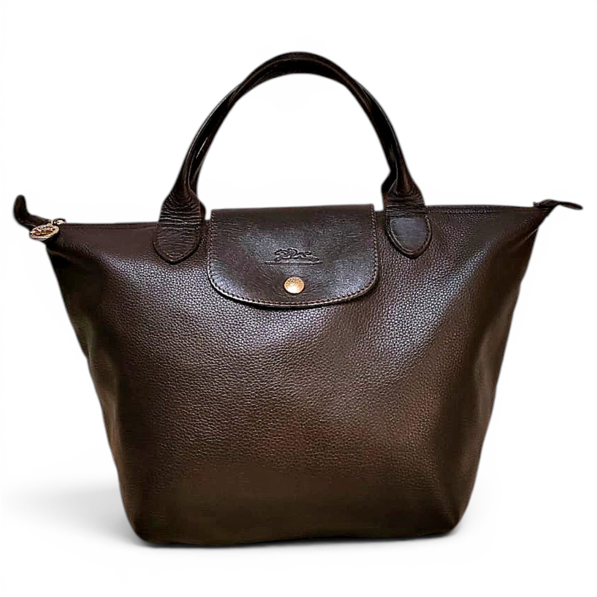 Pliage leather handbag