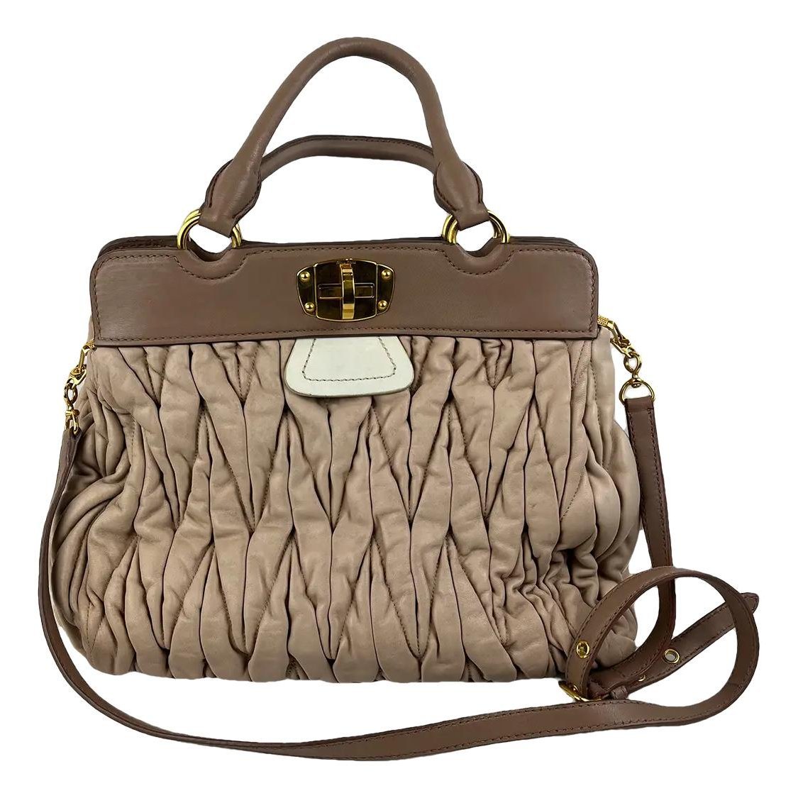 Leather handbag