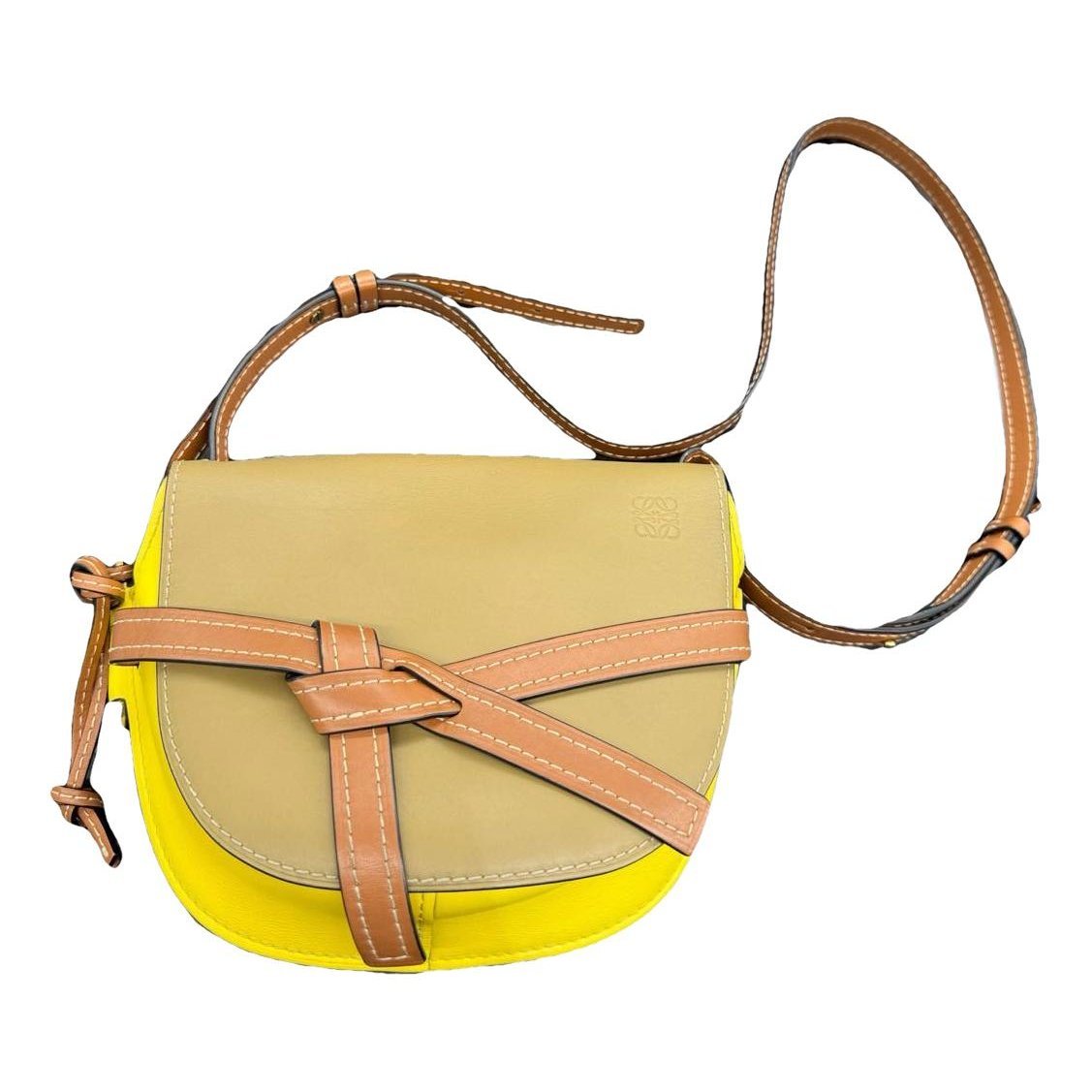 Gate leather crossbody bag