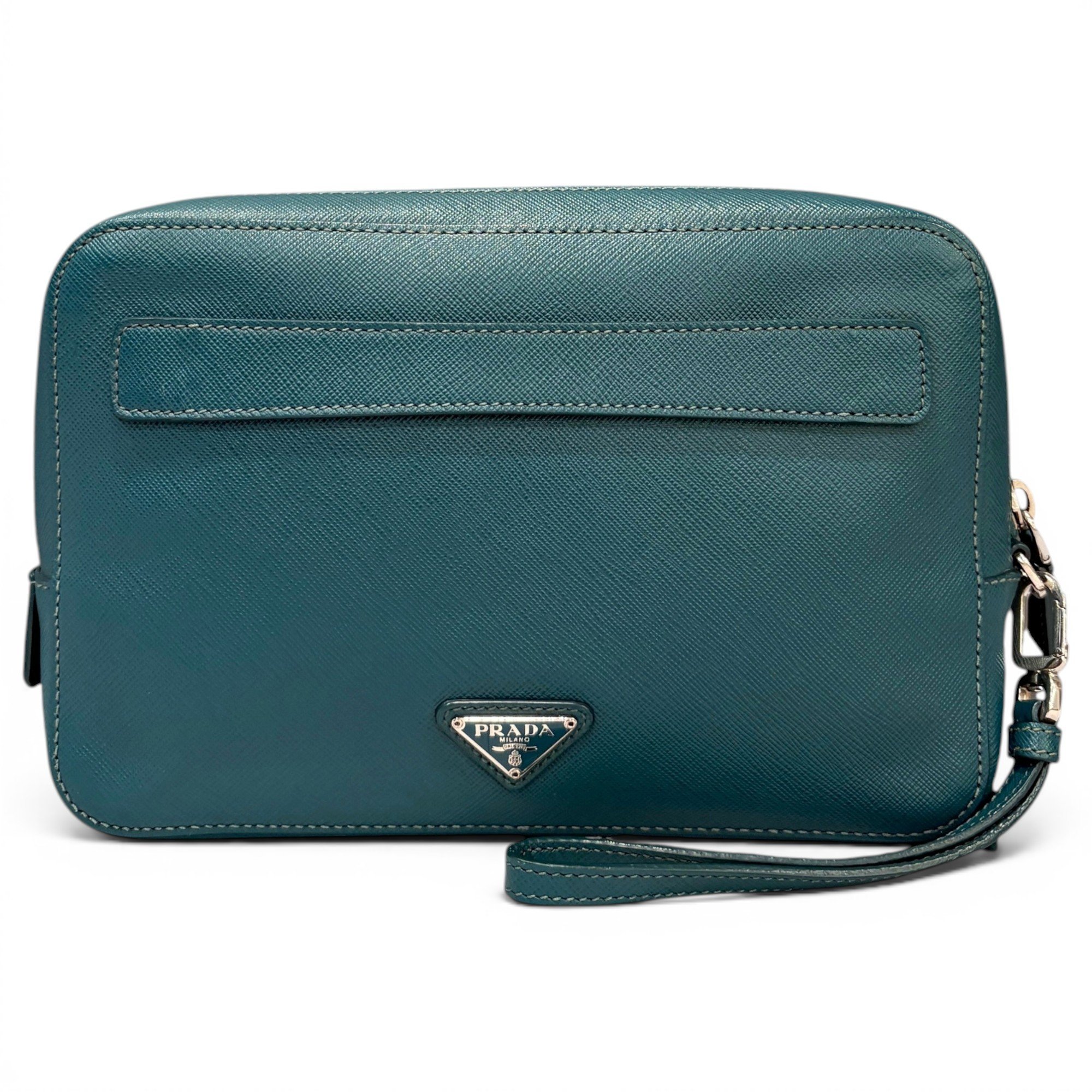 Pony-style calfskin clutch bag
