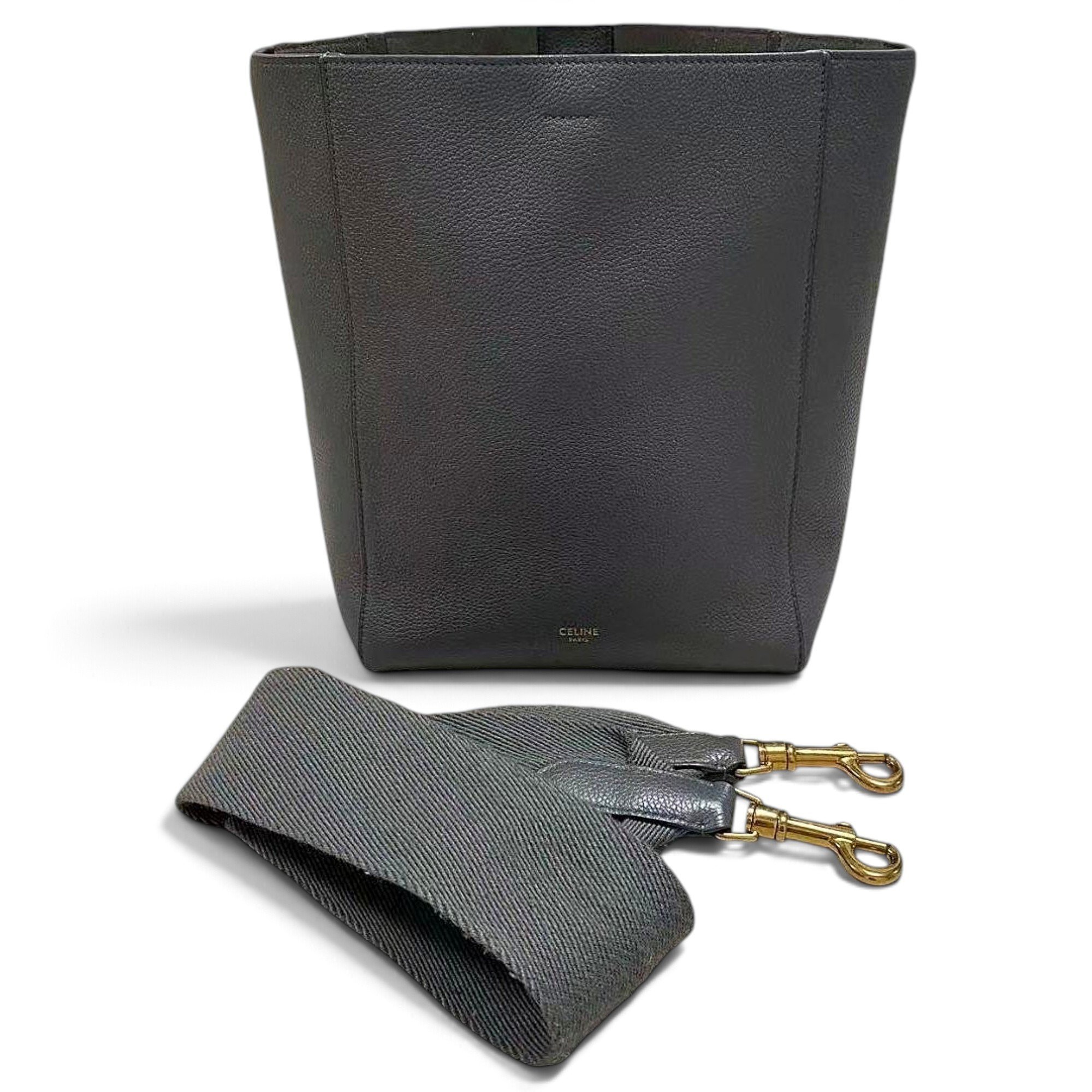 Seau Sangle leather tote