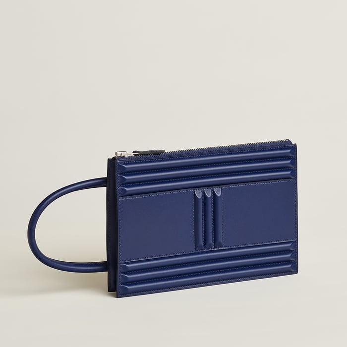 블루 사피흐 Hermes Cadenas 클러치