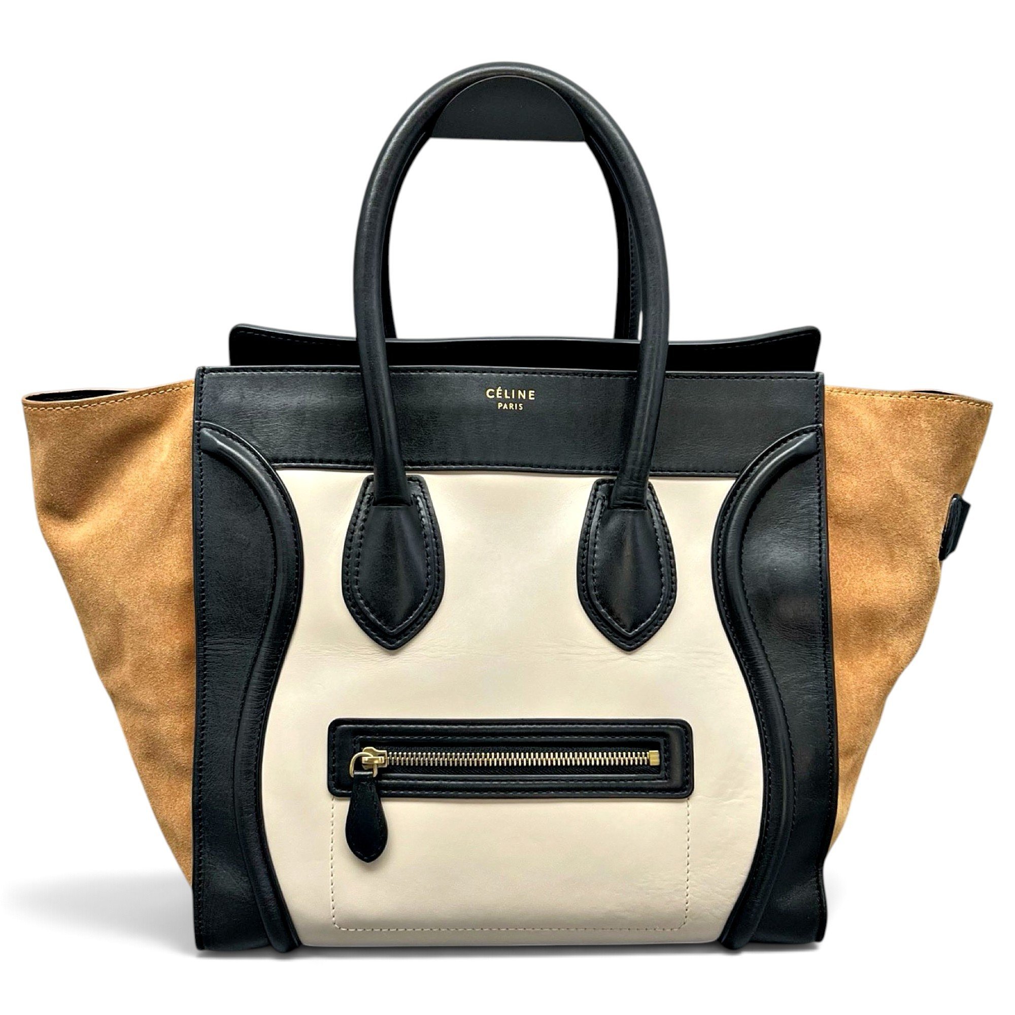 Luggage leather tote