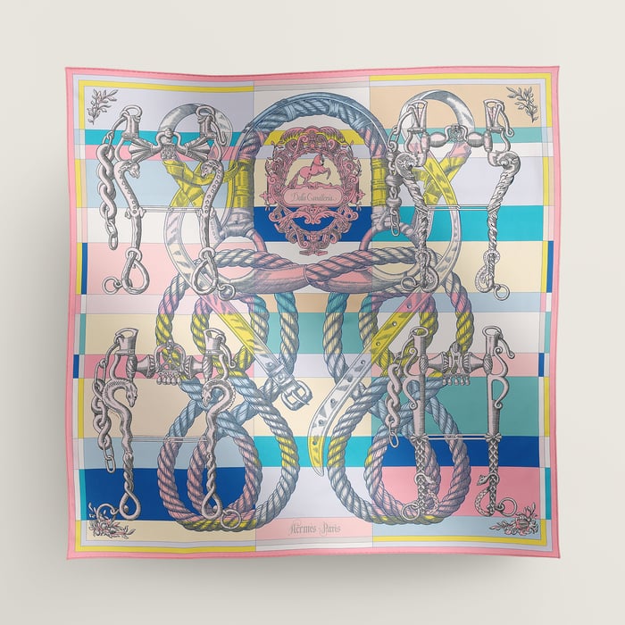 Della Cavalleria Double Face Scarf 90