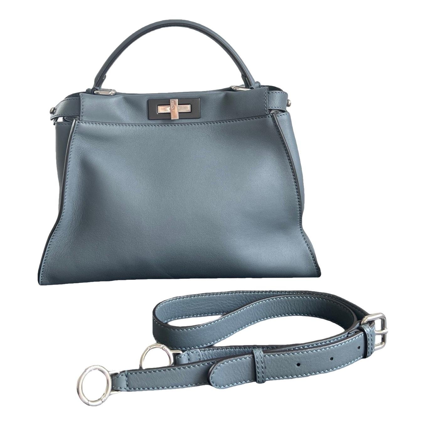 Peekaboo leather handbag