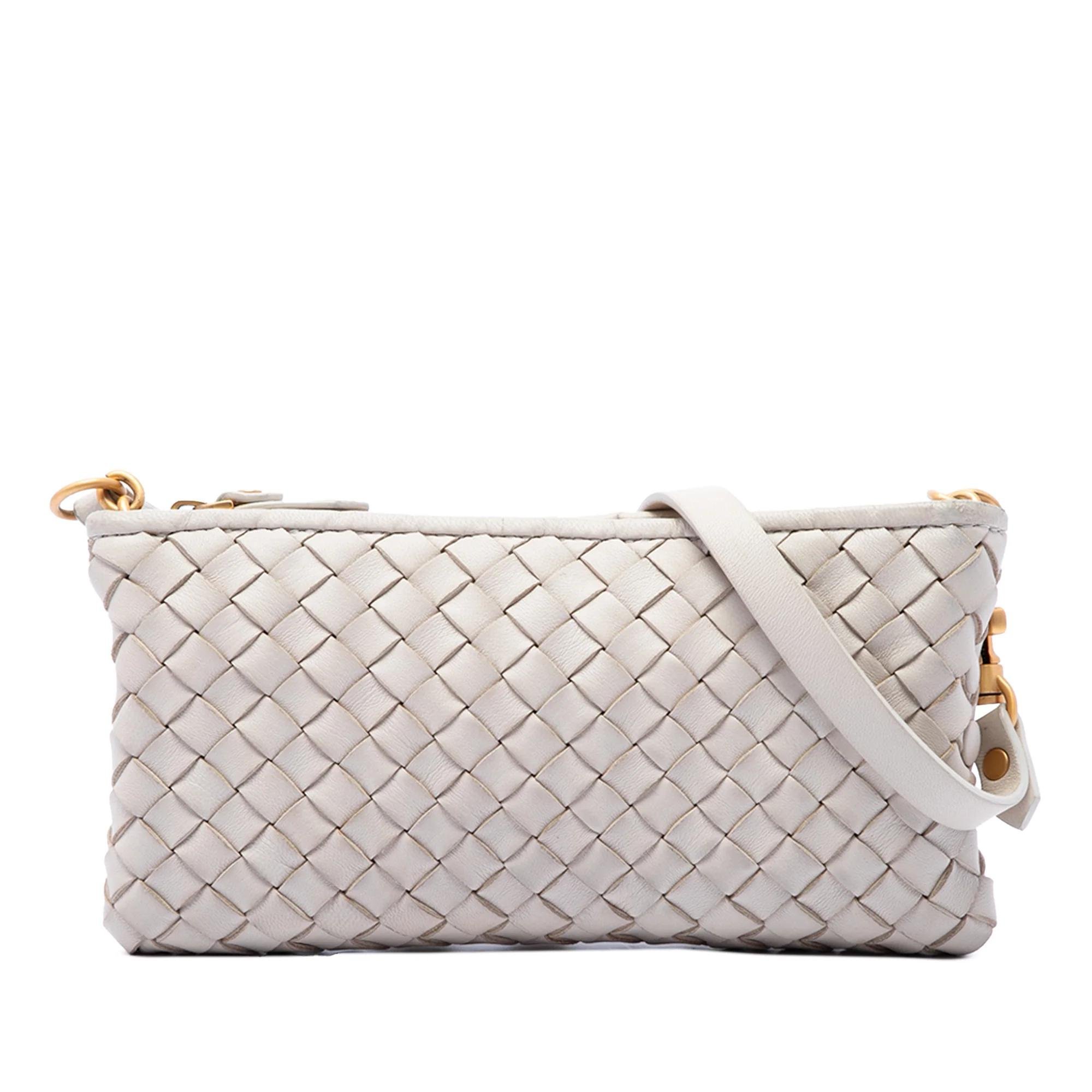 Pouch leather handbag