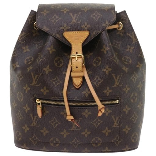 Montsouris leather backpack
