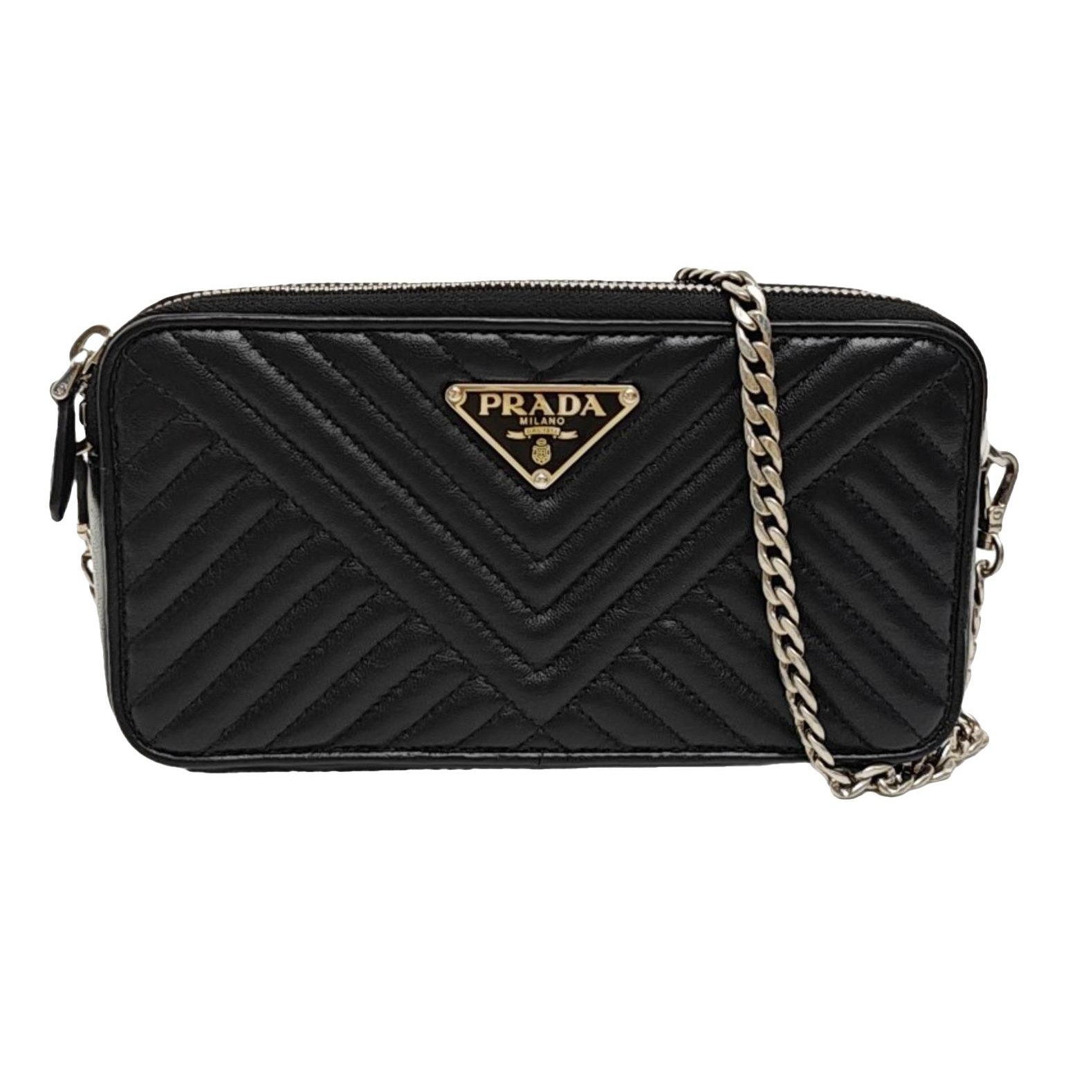Diagramme leather handbag