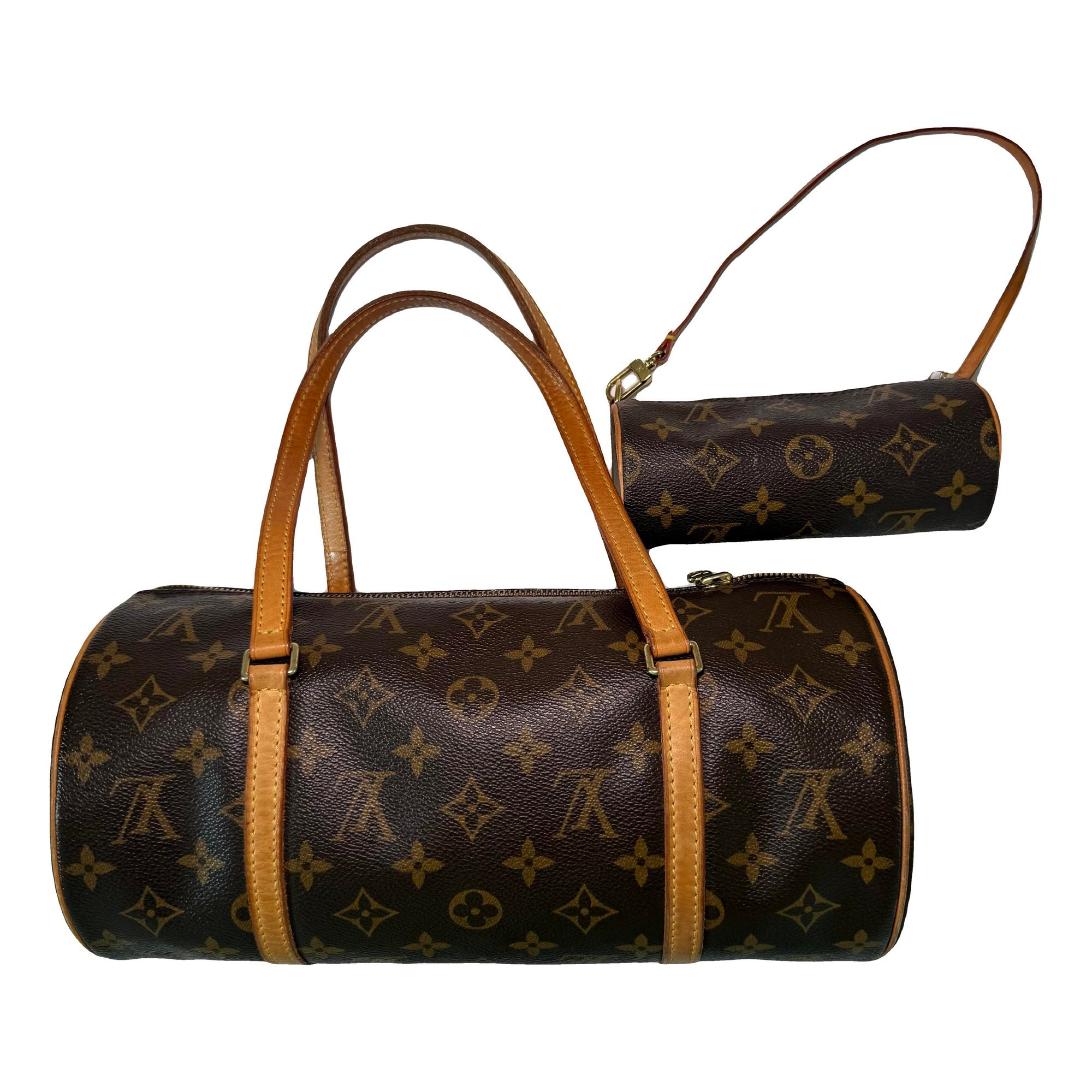 Papillon leather handbag