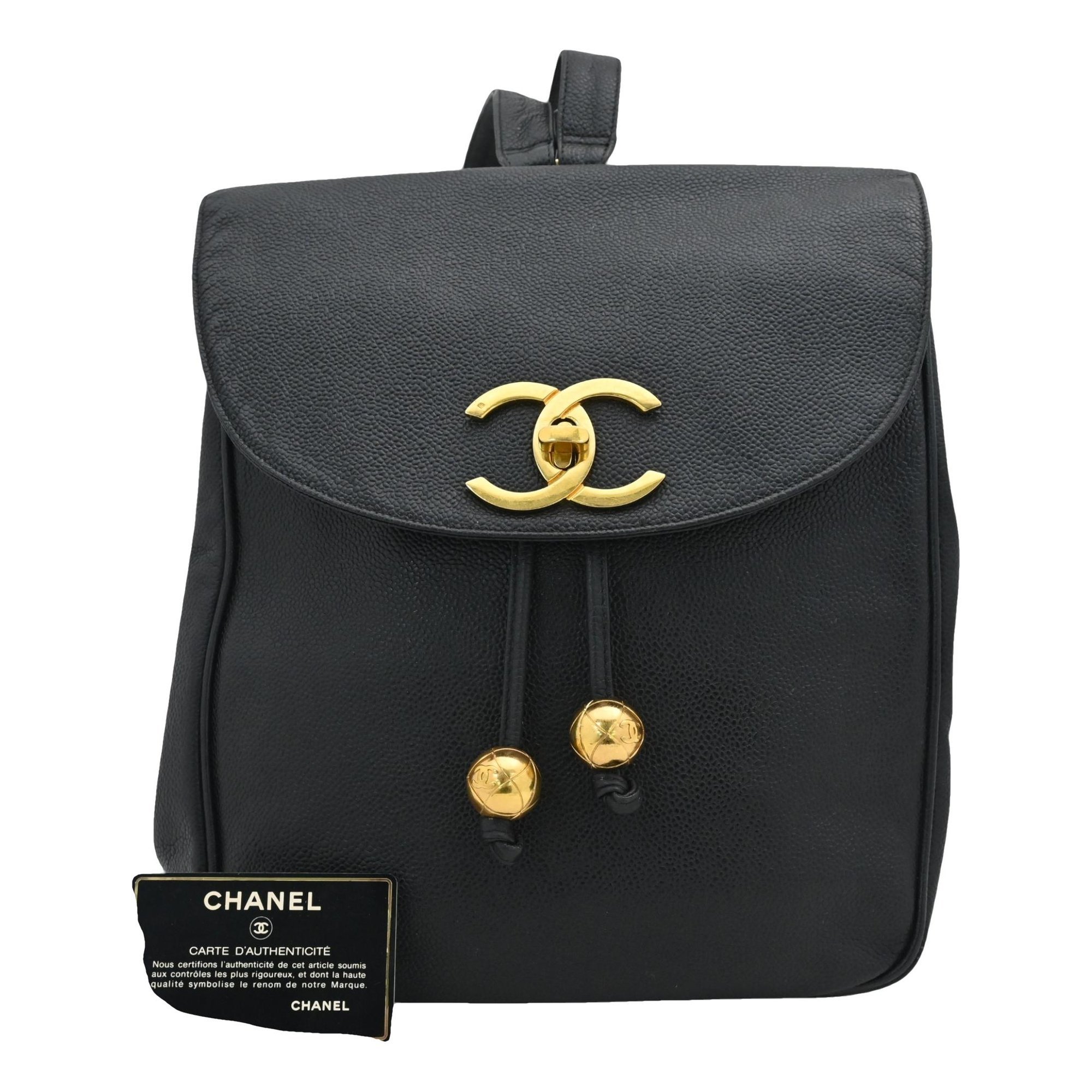 Leather backpack