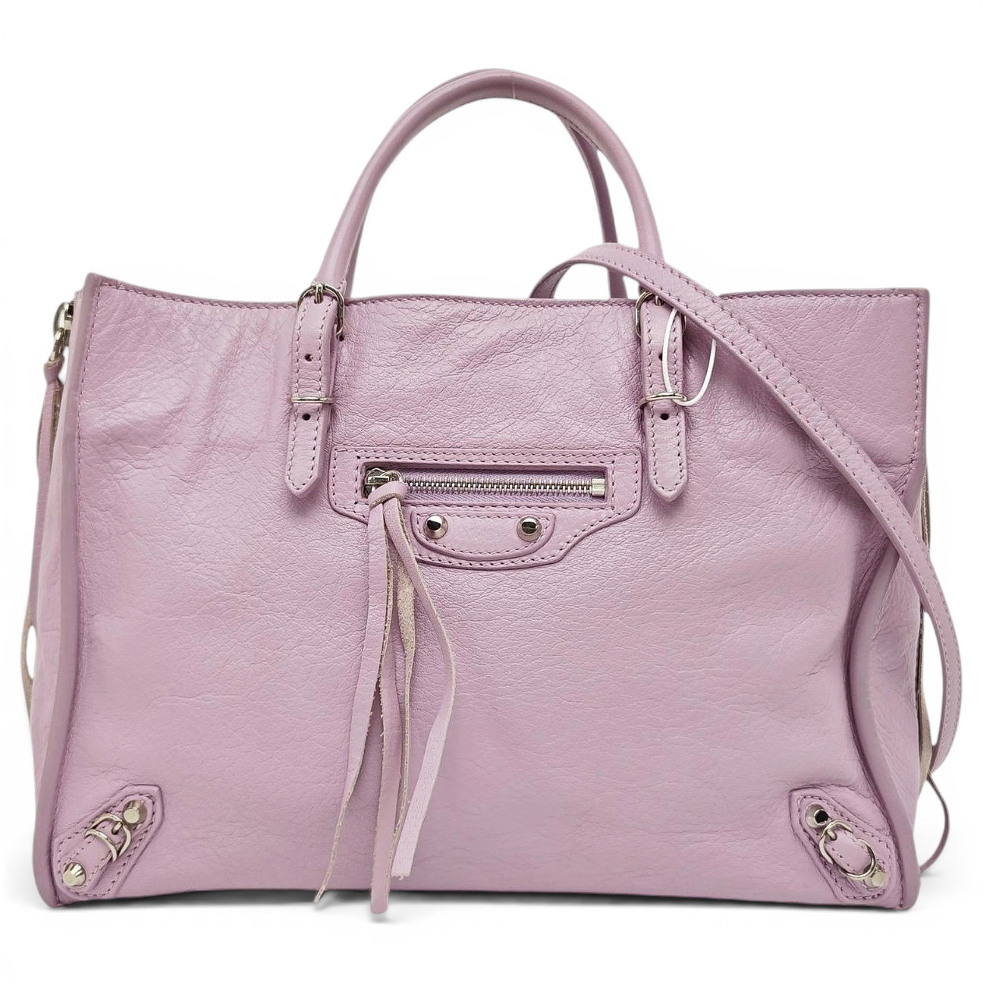 Papier leather crossbody bag