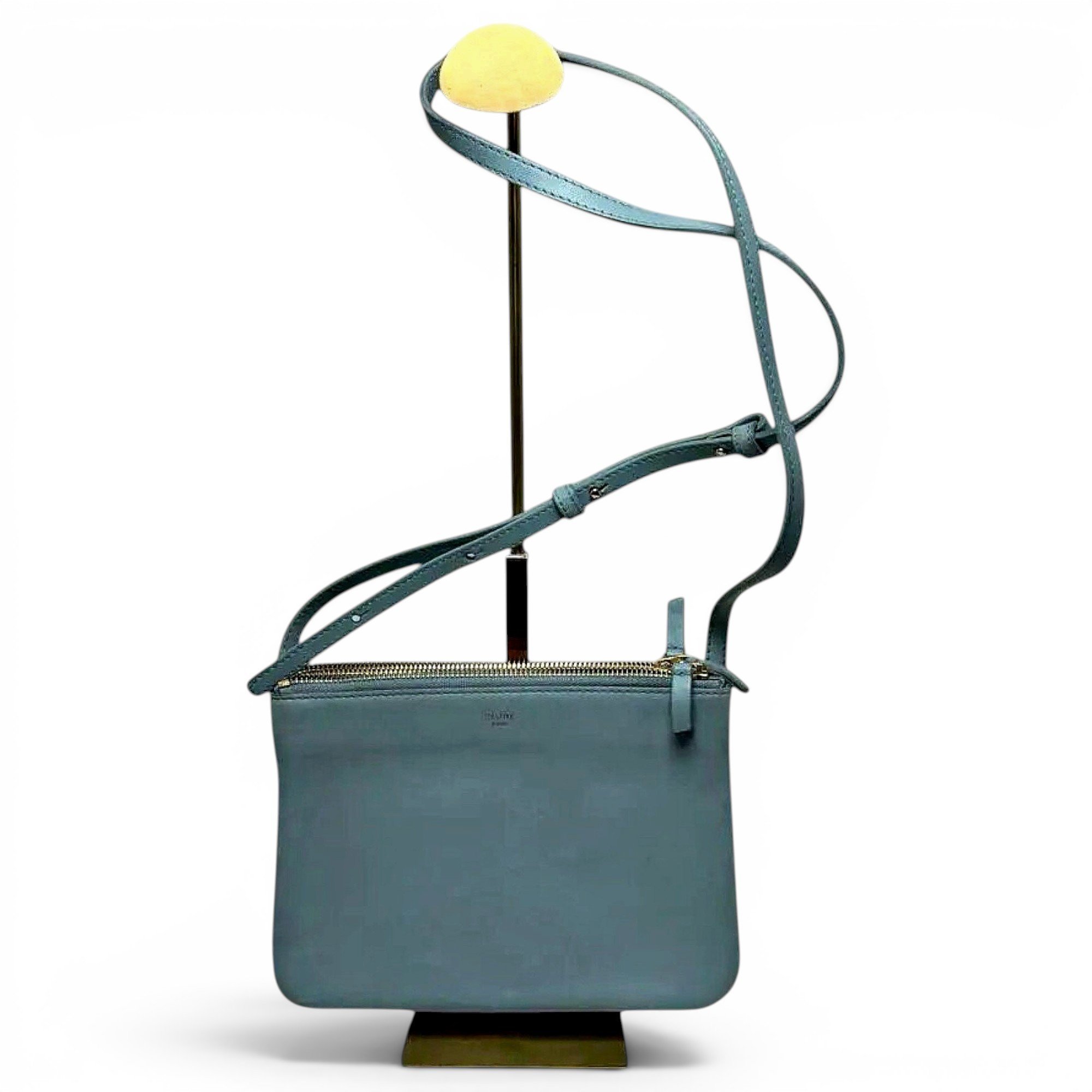 Trio leather crossbody bag