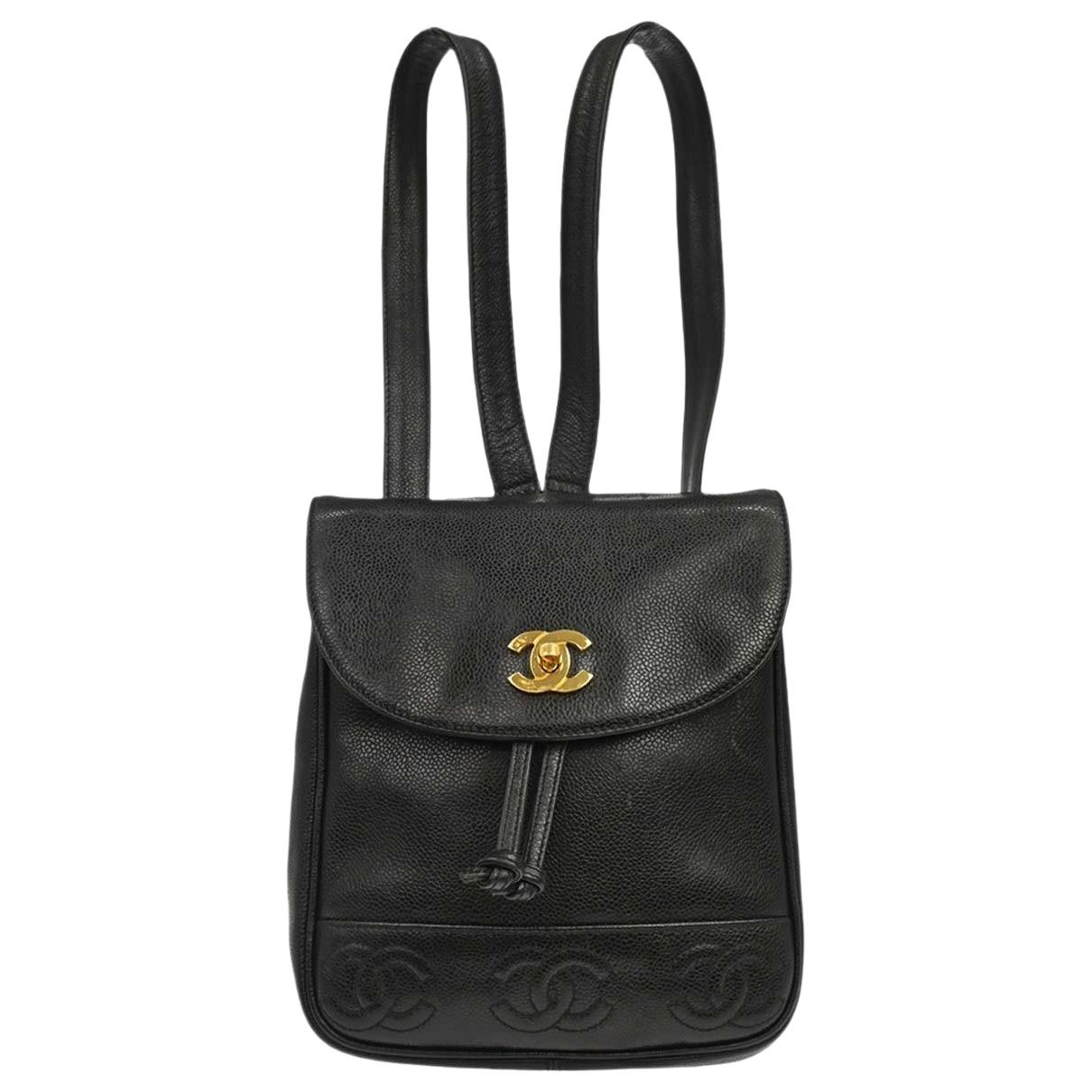 Leather backpack