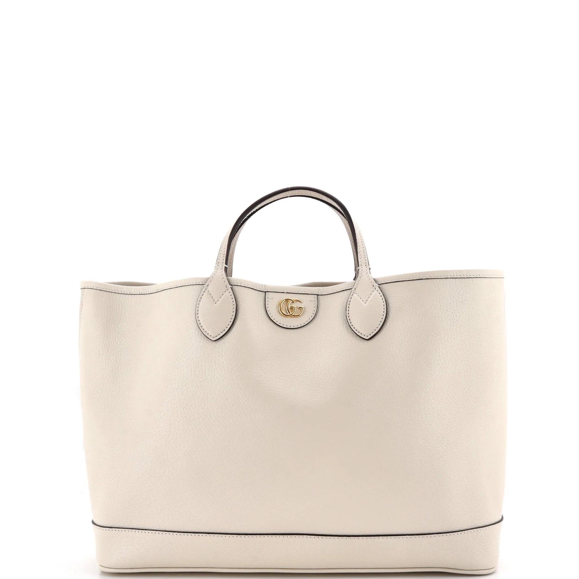 Leather tote