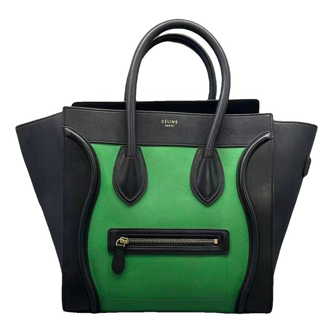 Luggage leather handbag
