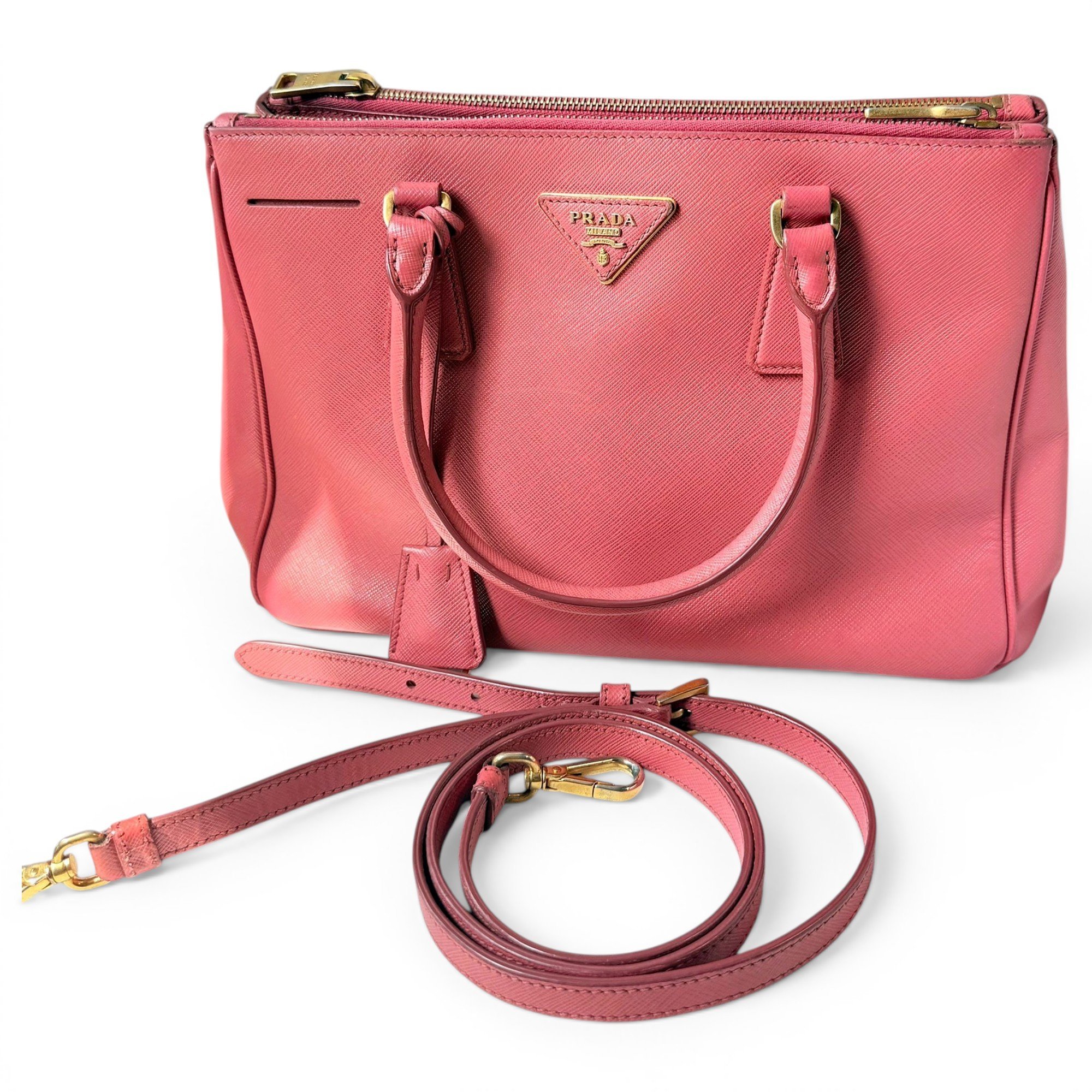 Galleria leather handbag