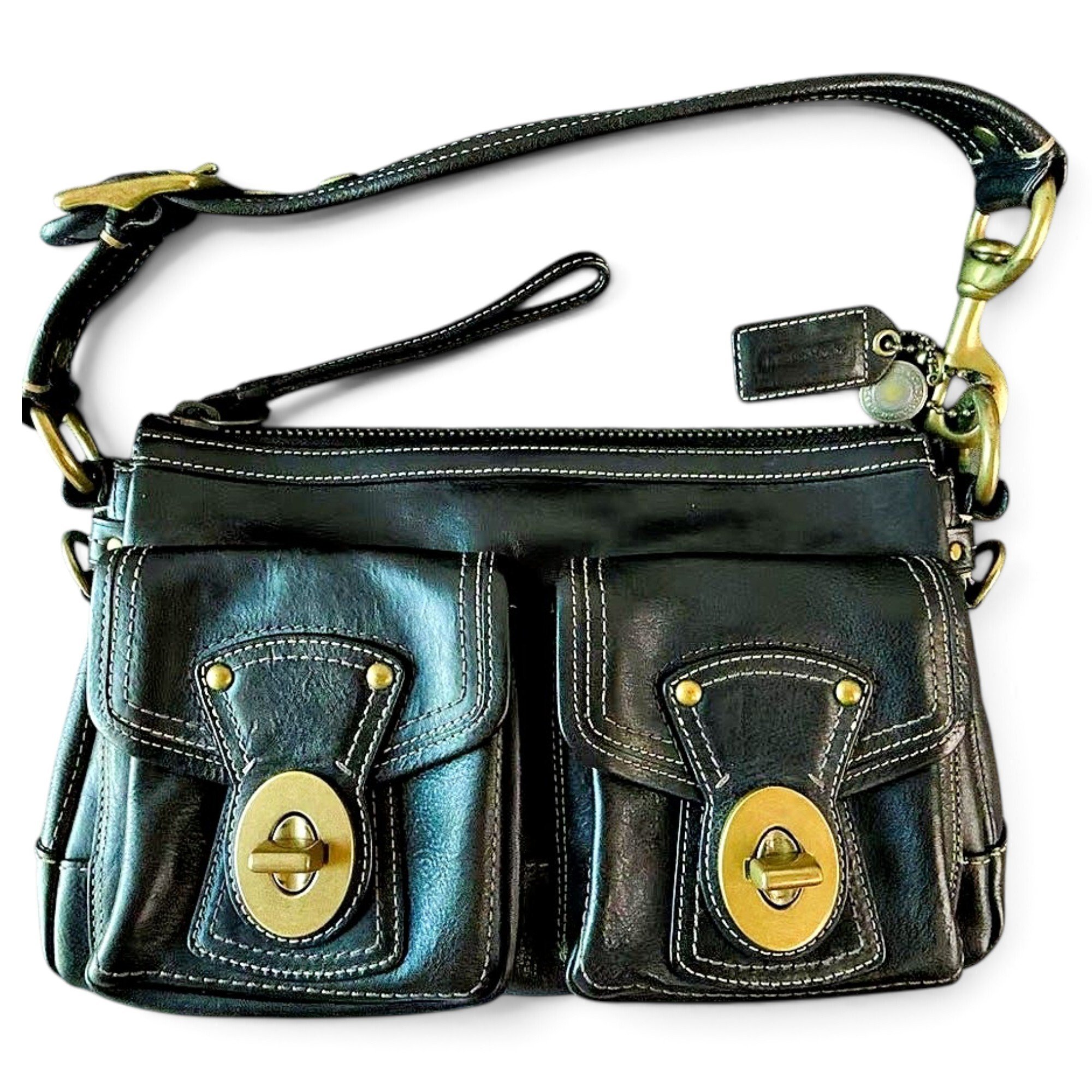 Signature Sufflette leather handbag