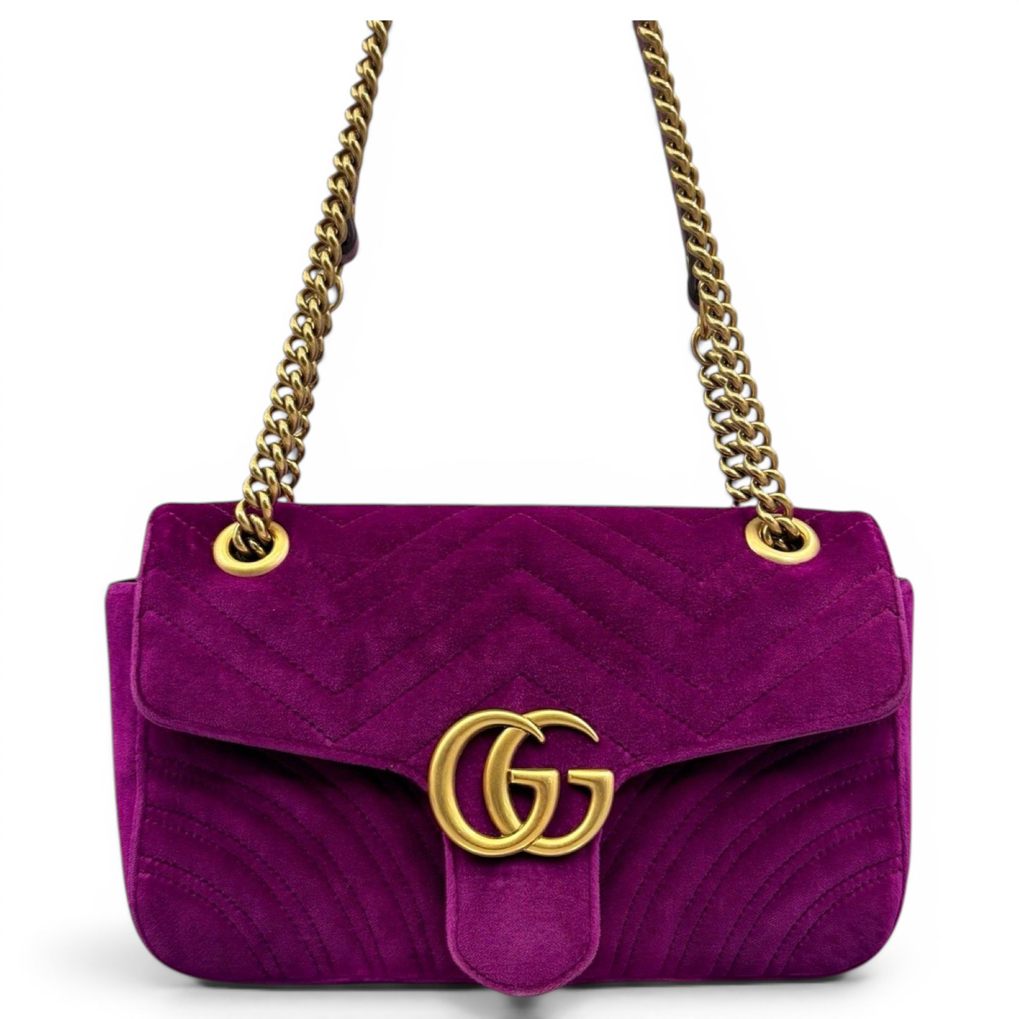GG Marmont velvet handbag