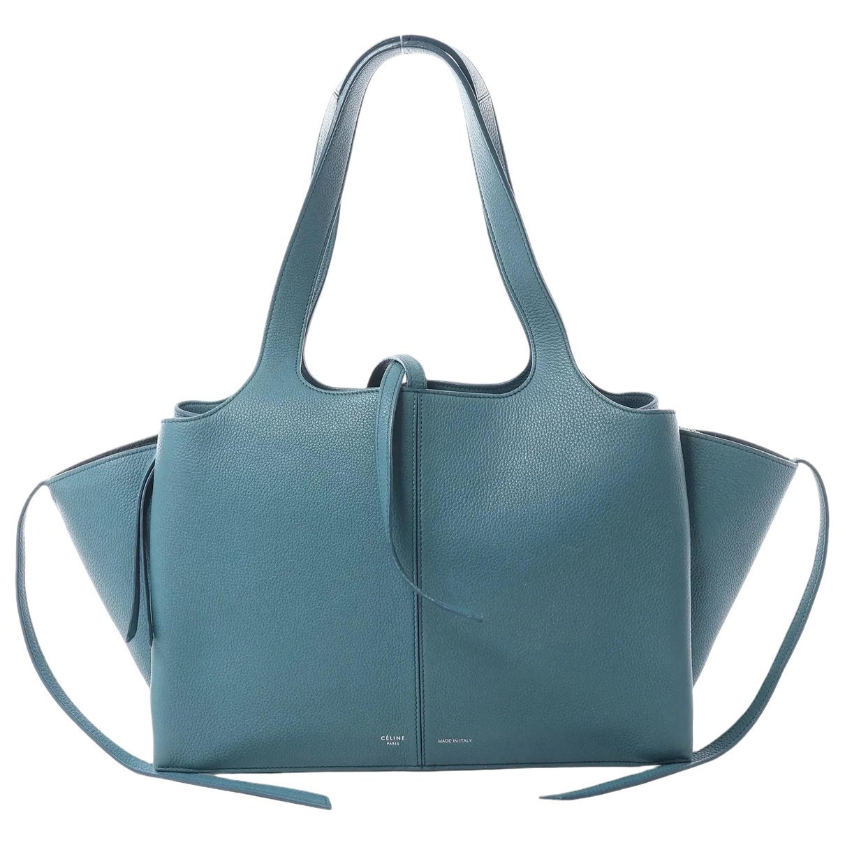 Tri-Fold leather handbag
