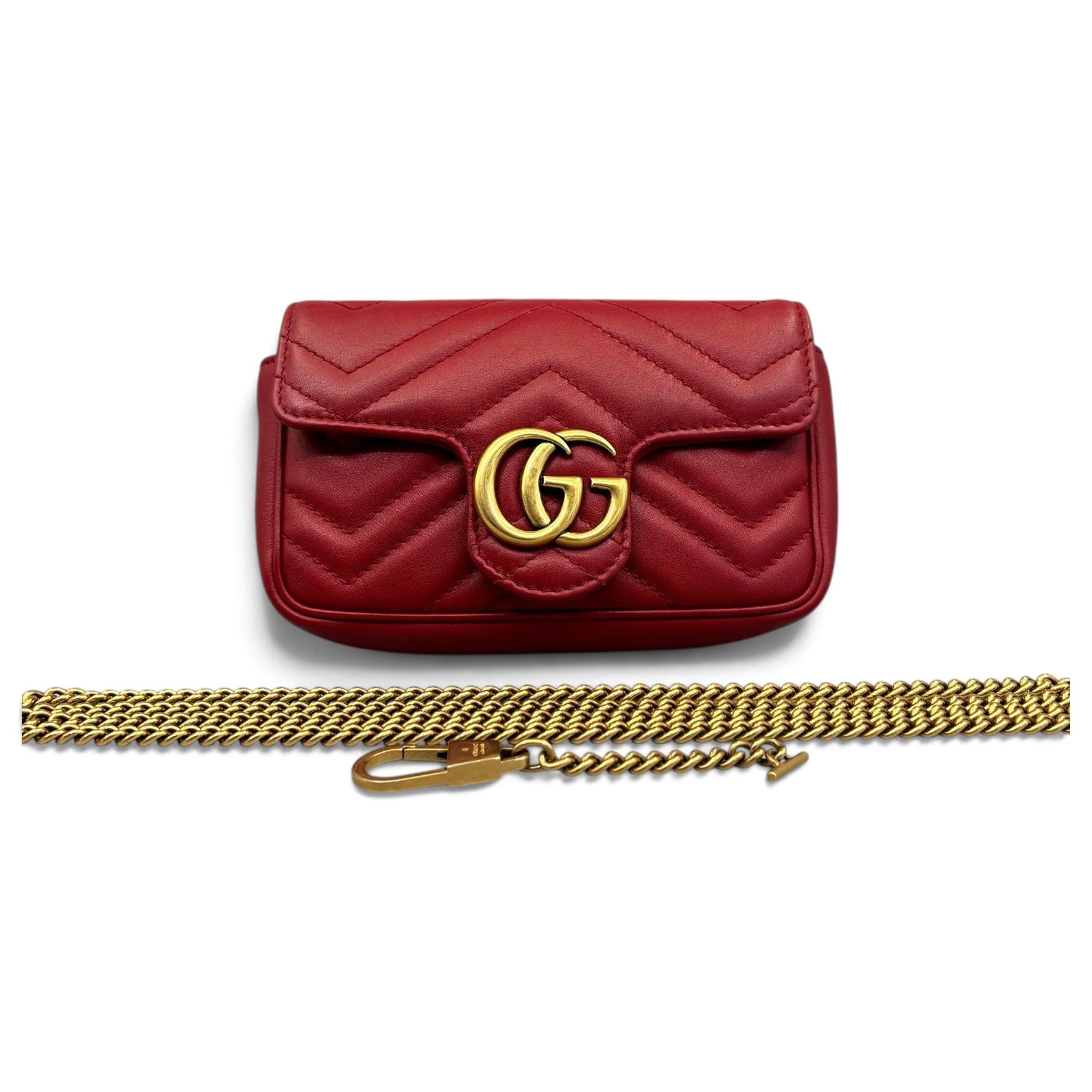 GG Marmont Flap leather handbag