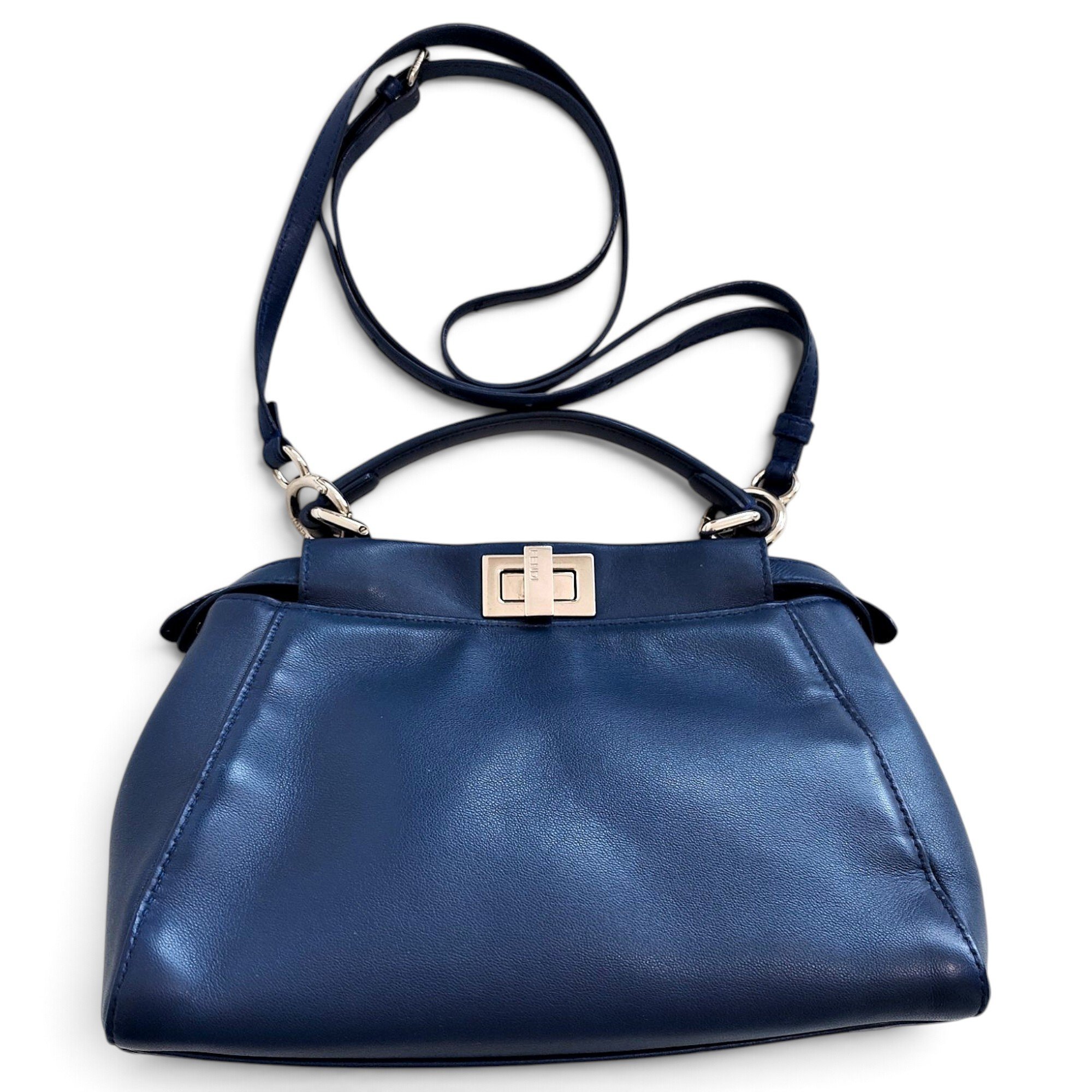Peekaboo leather handbag