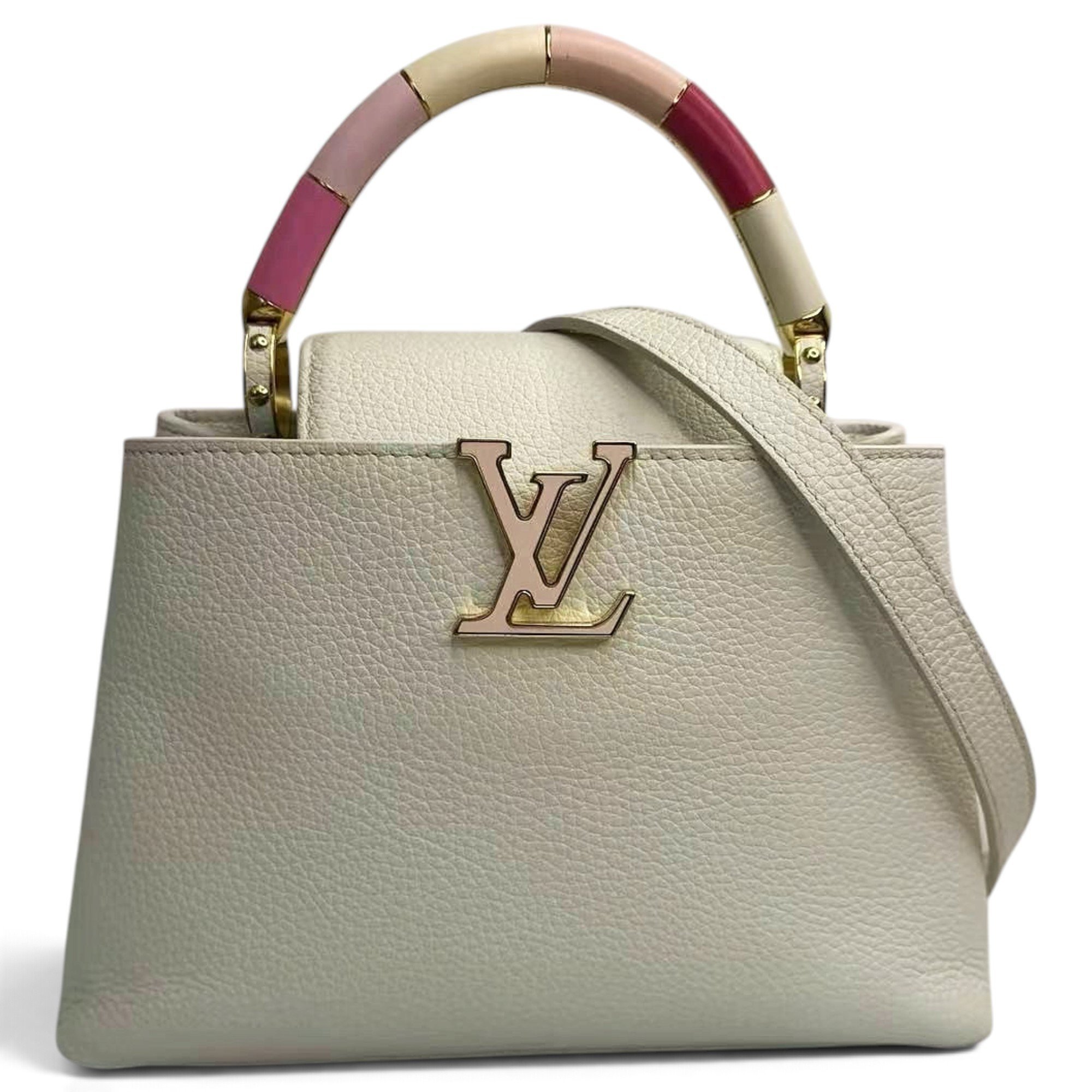 Capucines leather handbag