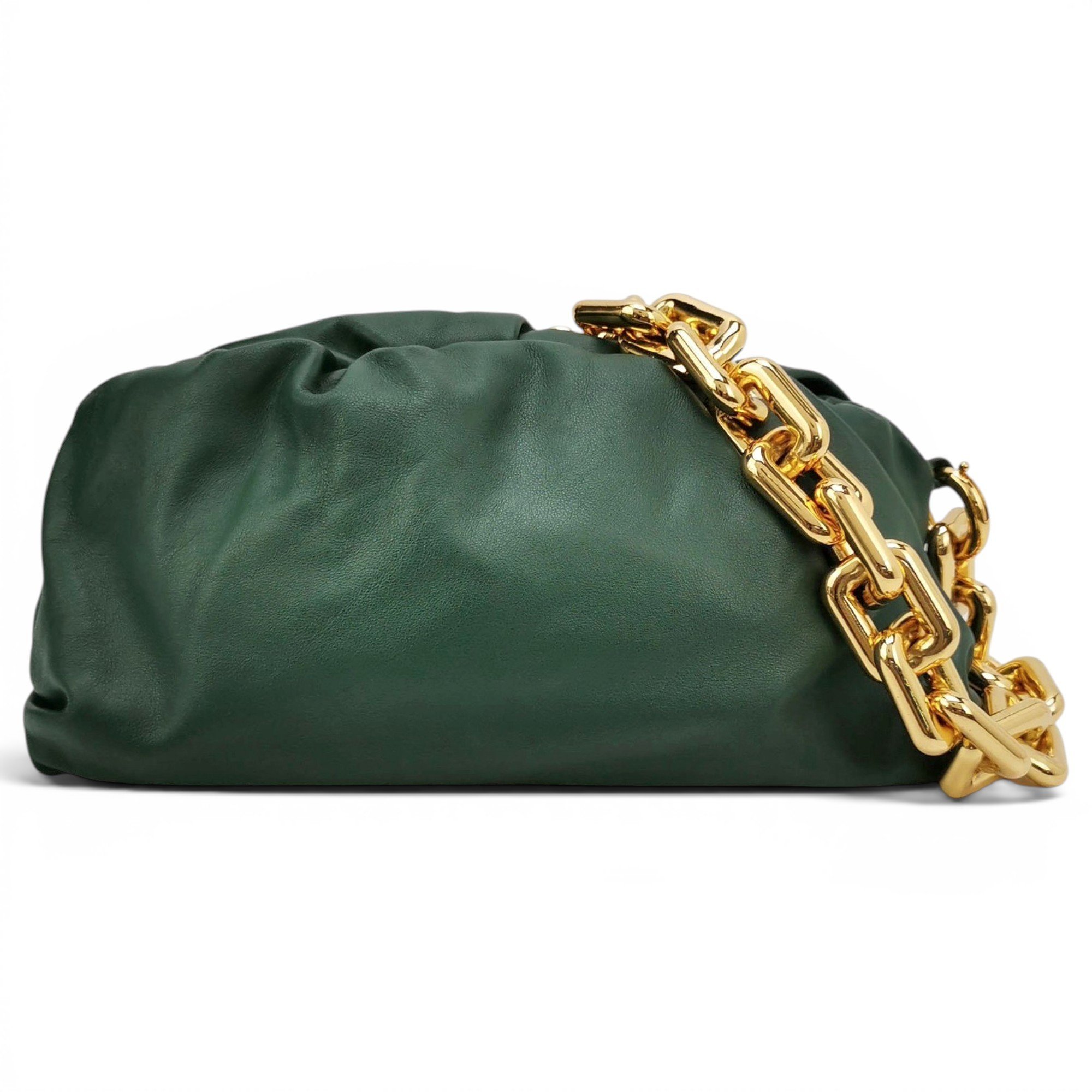 Chain Pouch leather handbag