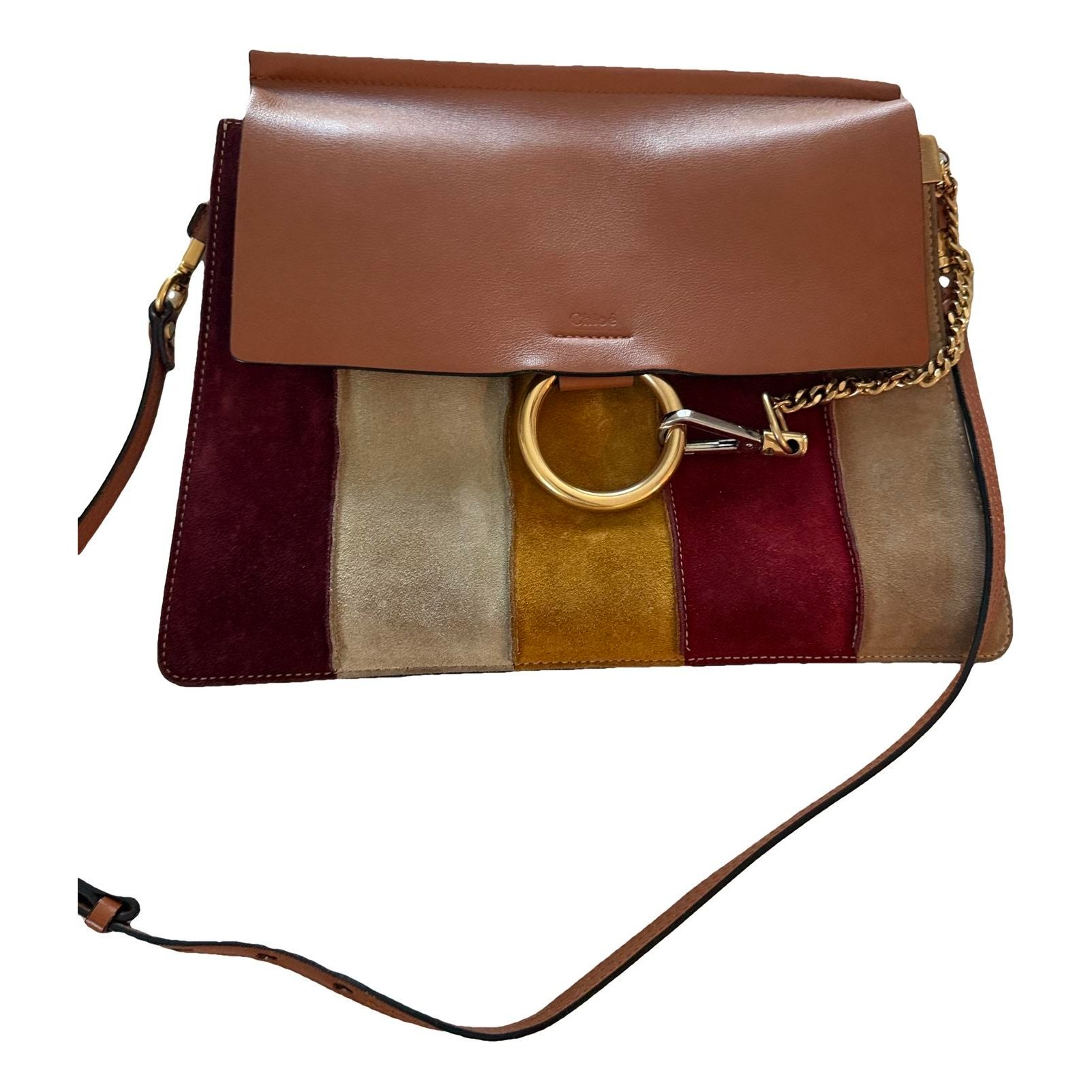 Faye leather handbag
