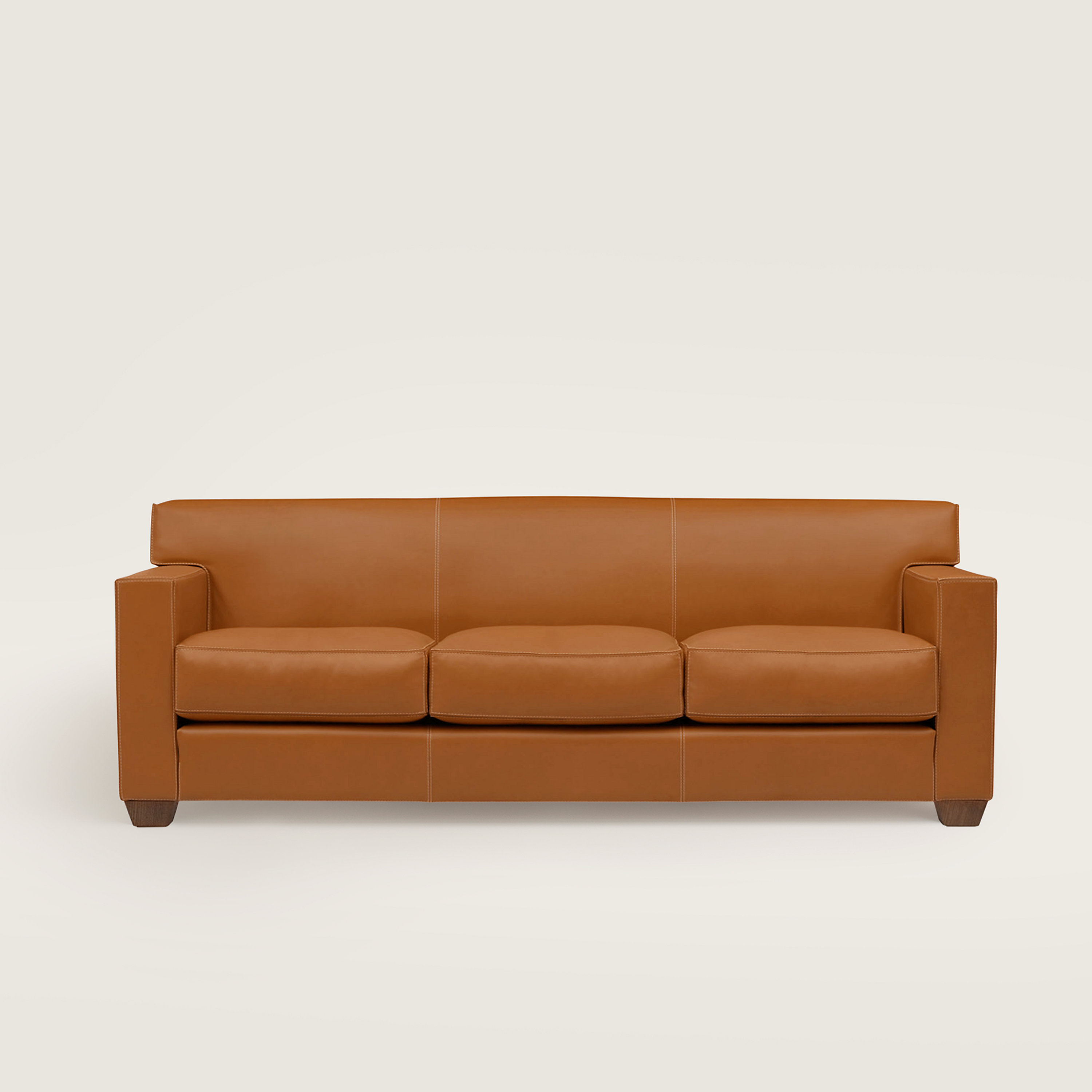 Reeditions J.-M. Frank par Hermès Comfortable 3-seater sofa