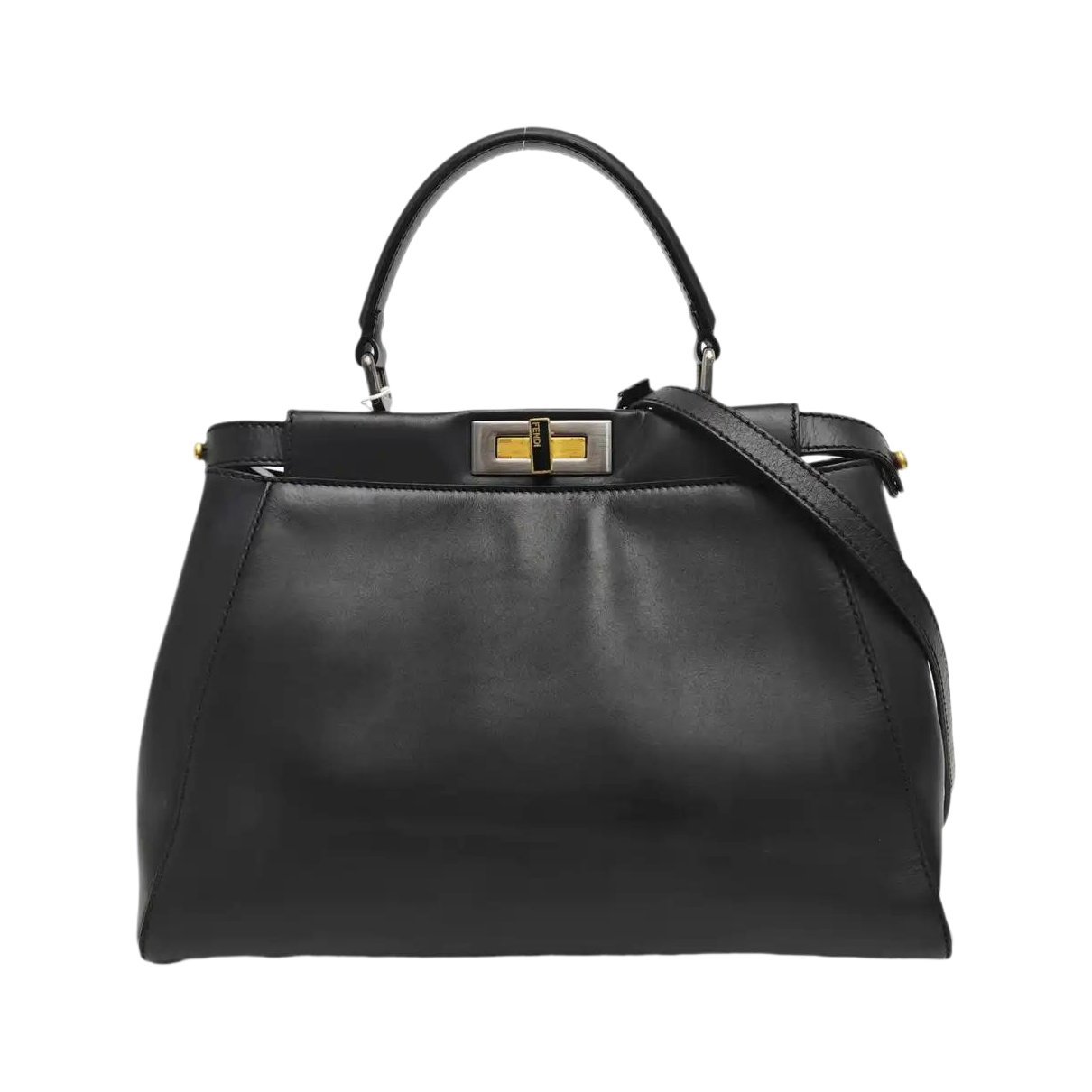 Peekaboo leather handbag