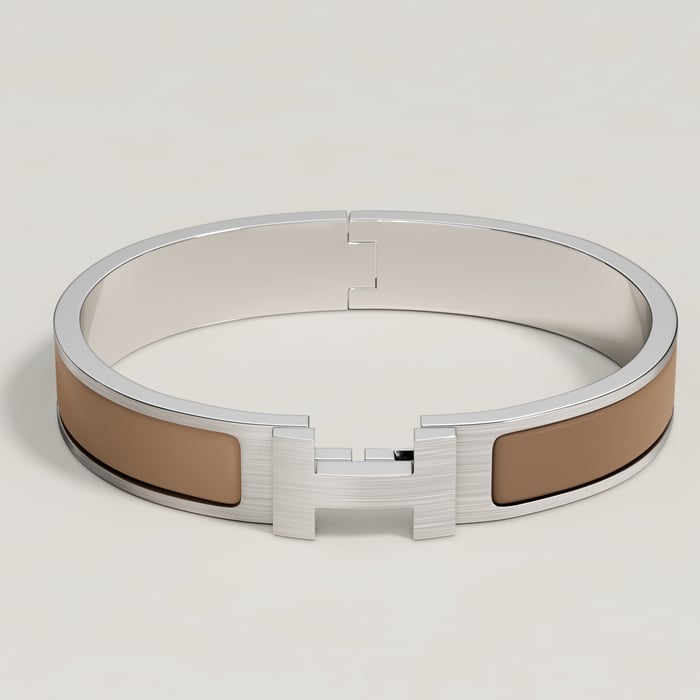 Châtaigne Mat Clic Hh Bracelet
