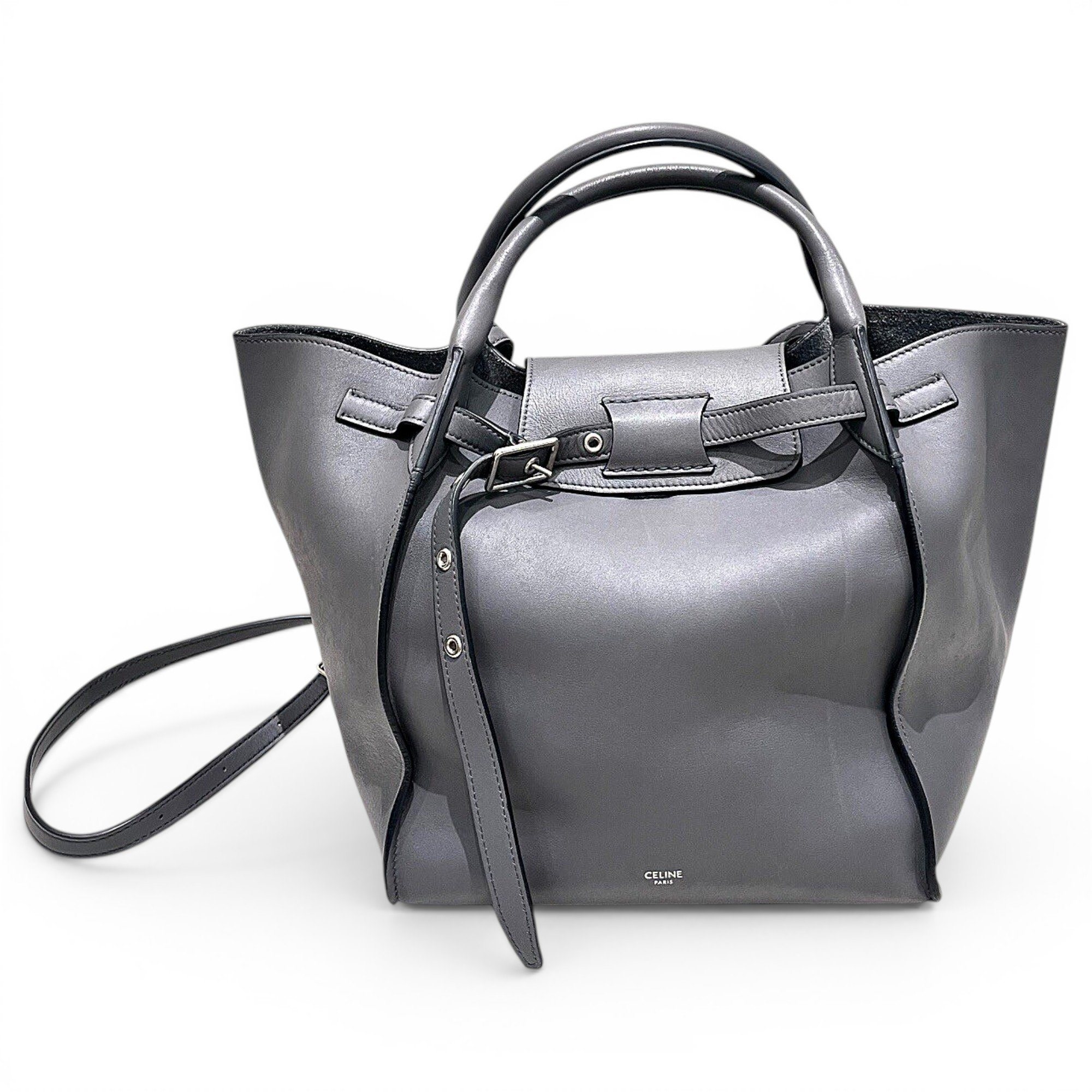 Big Bag leather handbag