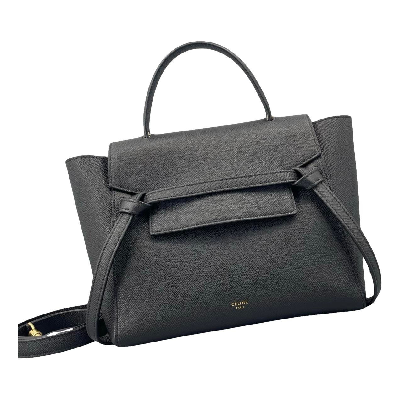 Belt leather handbag