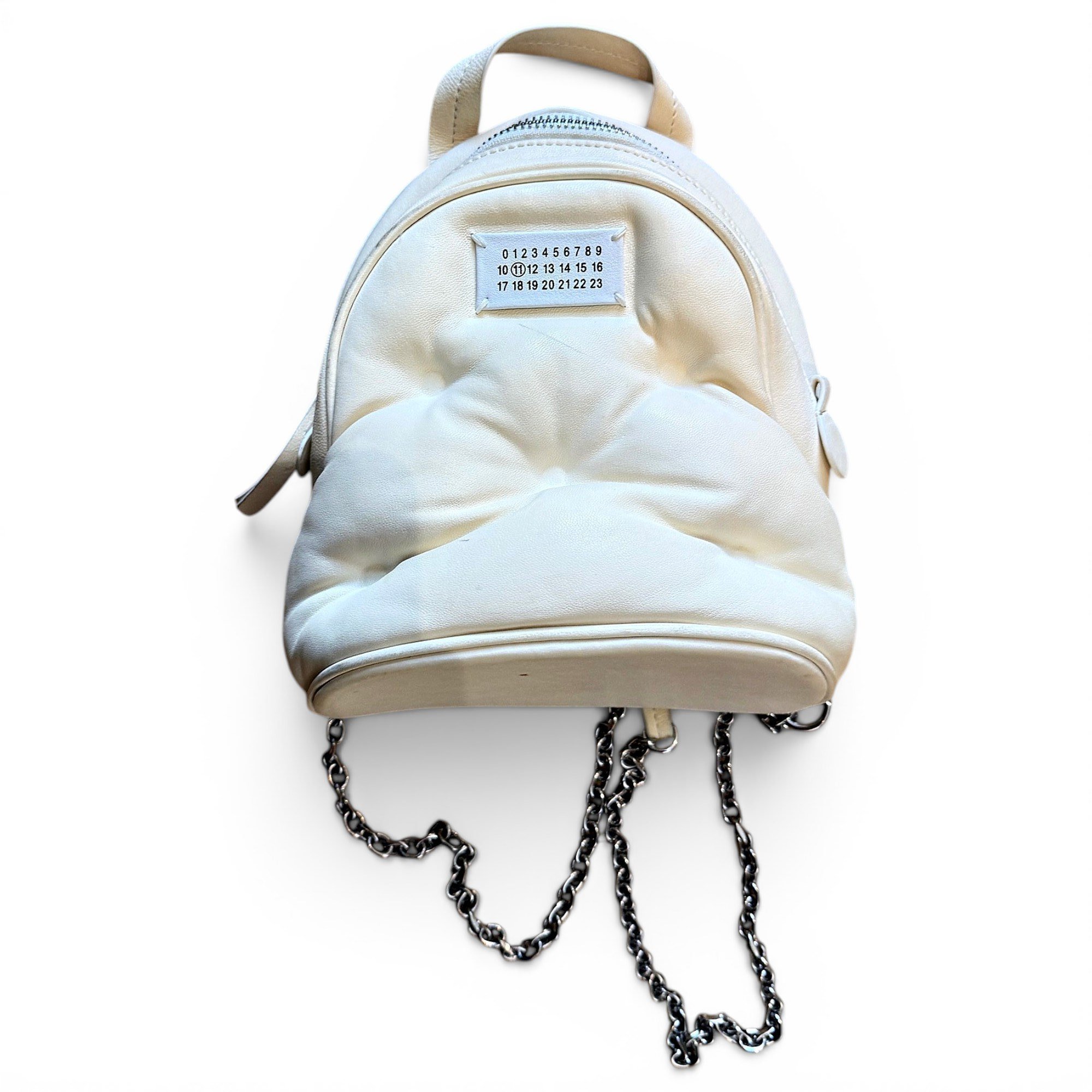 Leather backpack