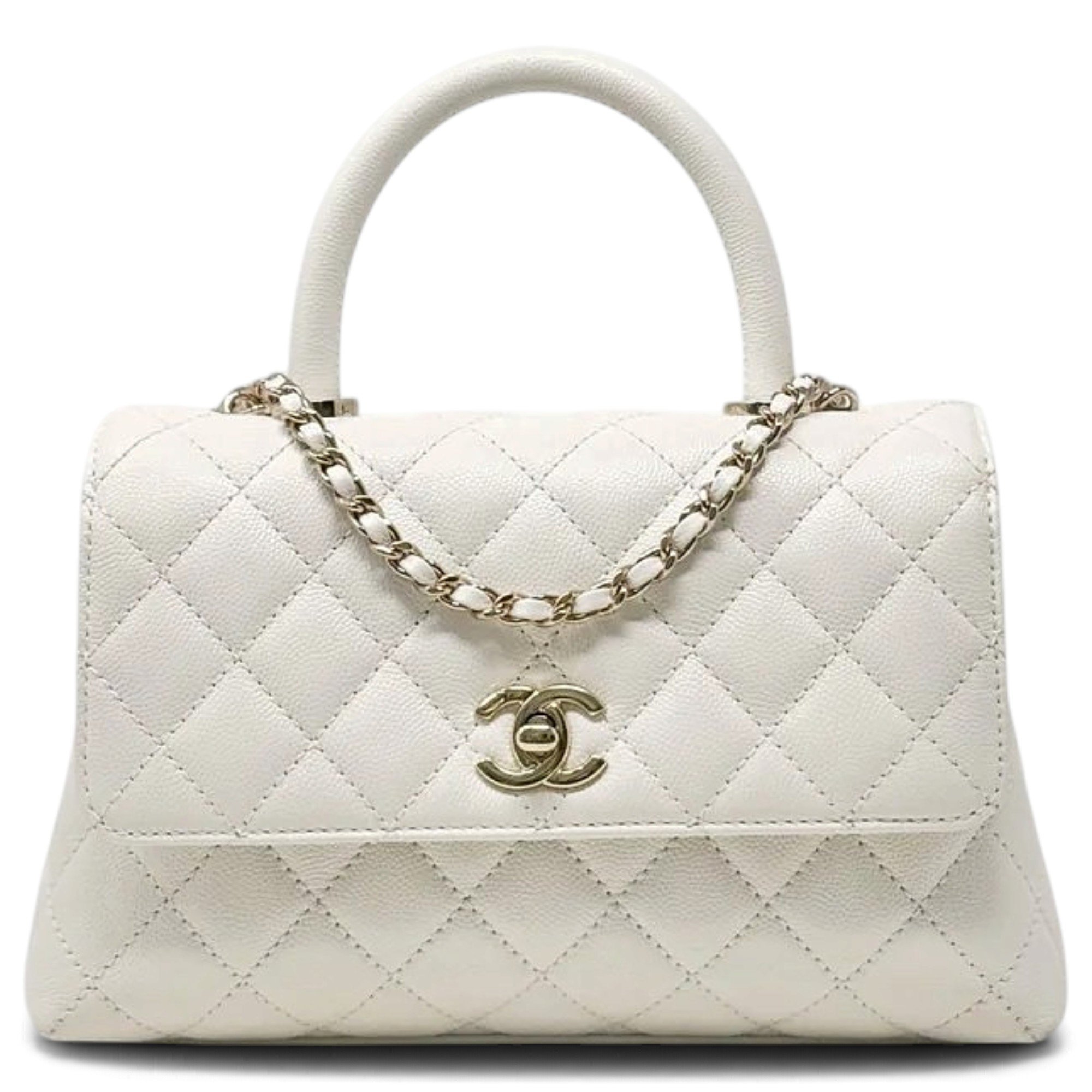 Coco Handle leather handbag