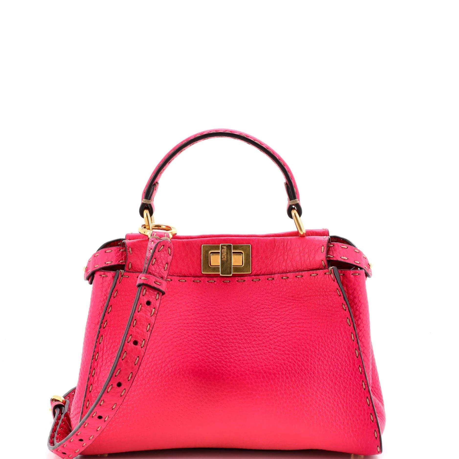 Leather handbag