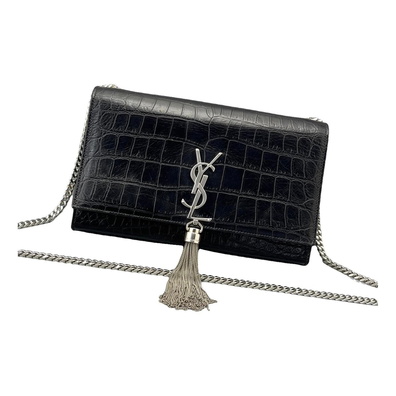 Pompom Kate leather handbag