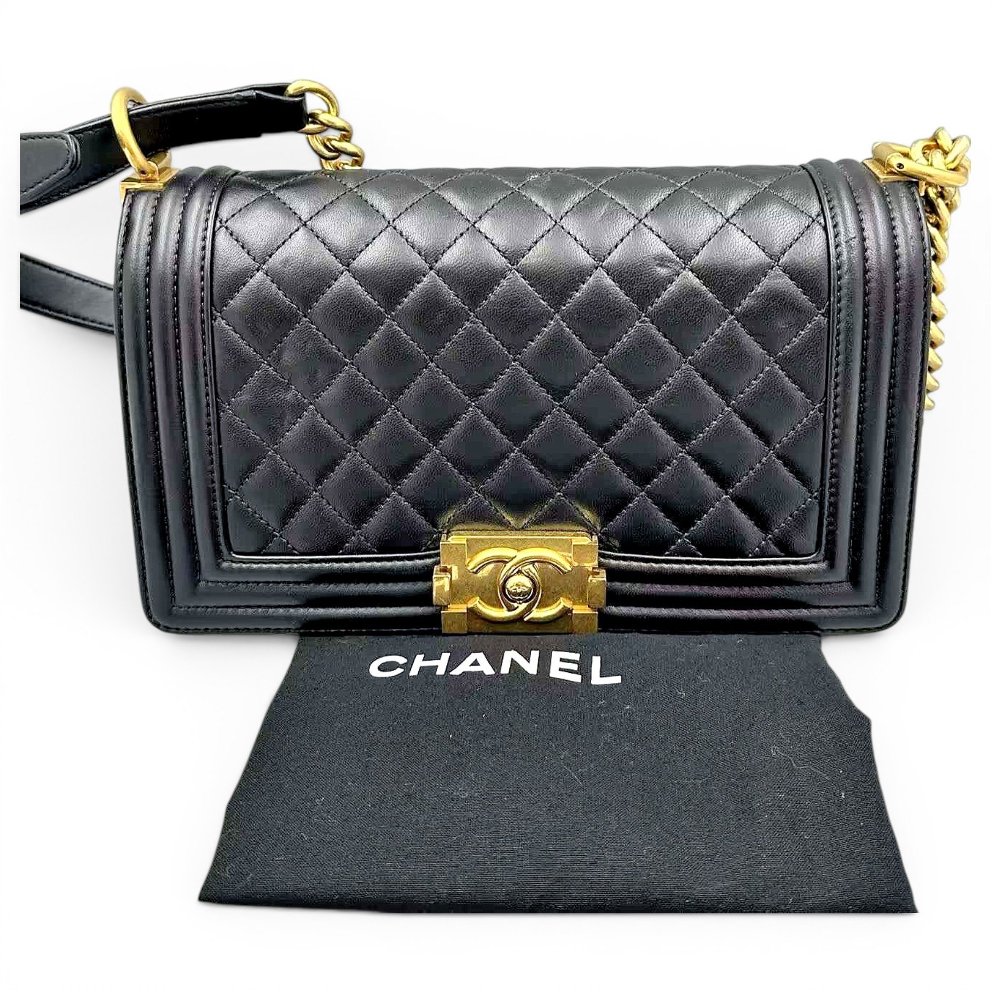 Boy leather crossbody bag
